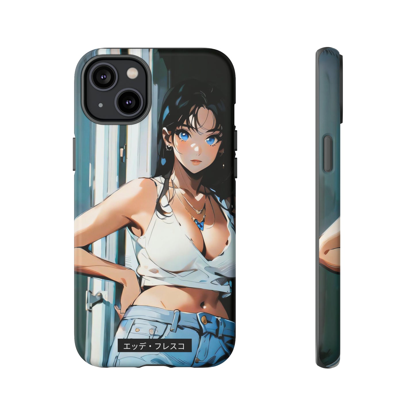 Anime Style Art Tough Cases- "She's Not Impressed"