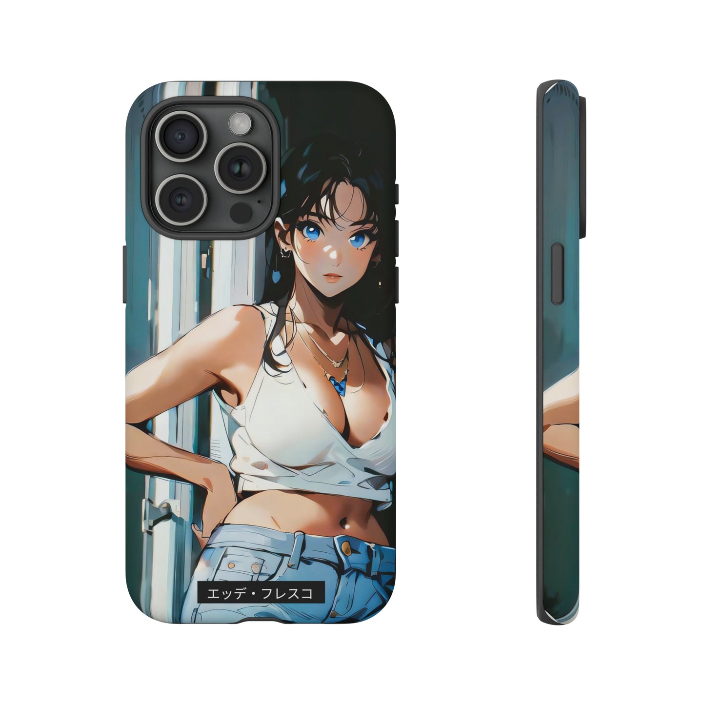 Anime Style Art Tough Cases- "She's Not Impressed"