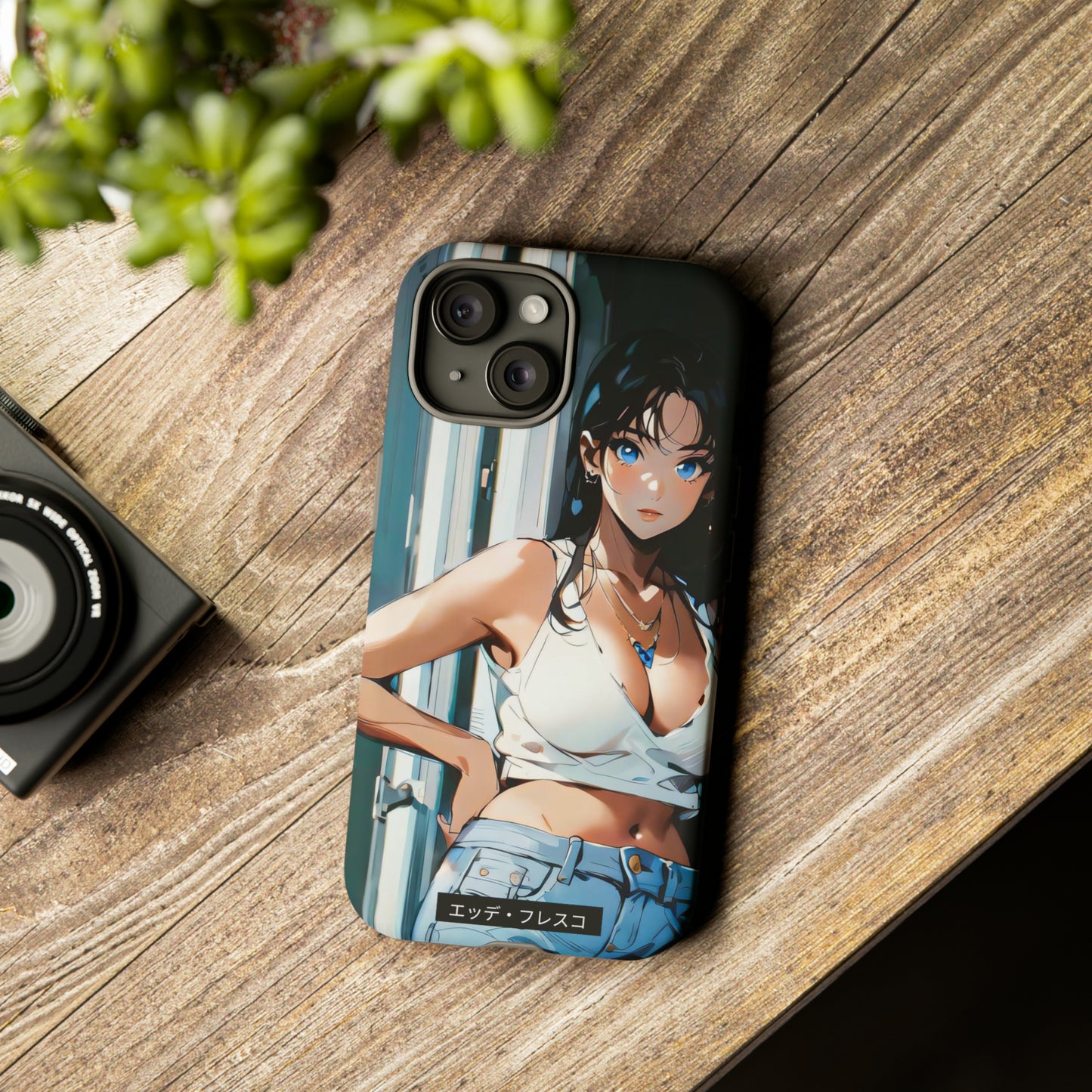 Anime Style Art Tough Cases- "She's Not Impressed"