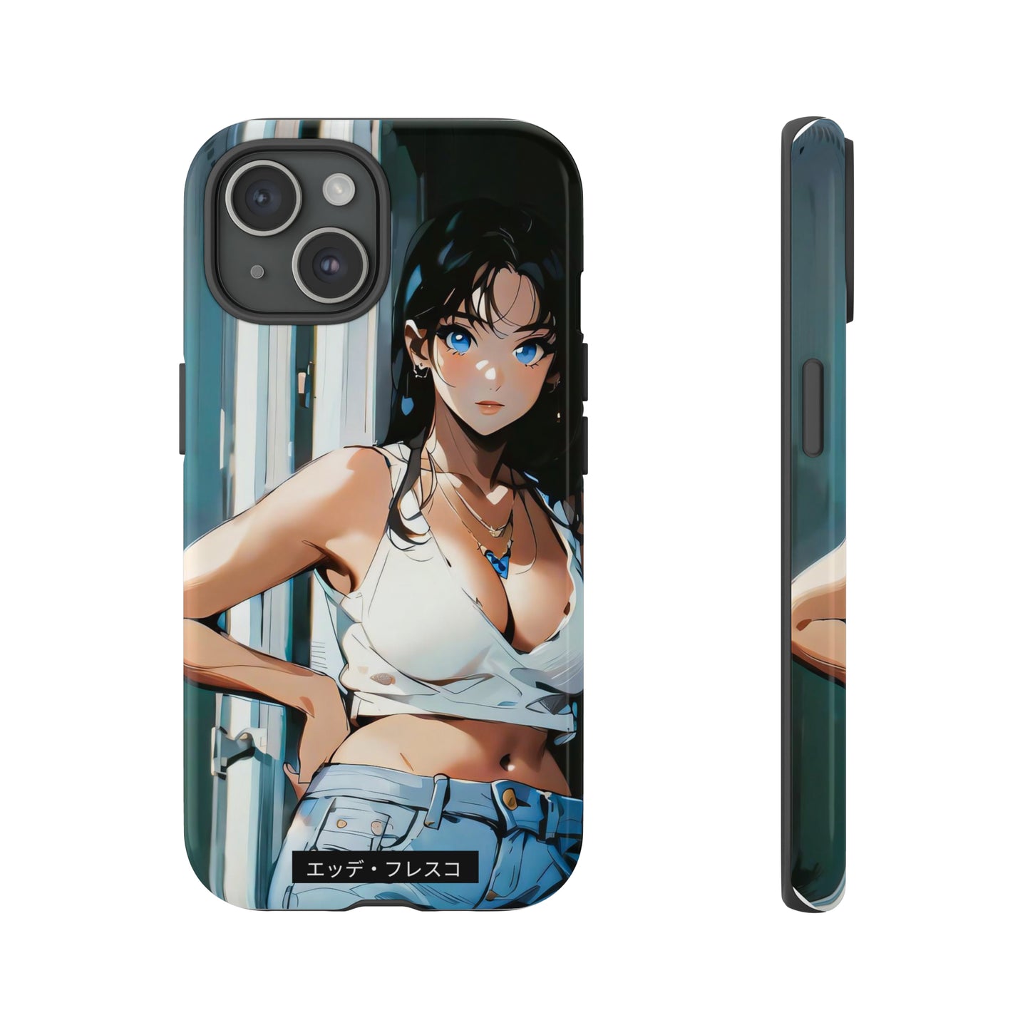 Anime Style Art Tough Cases- "She's Not Impressed"