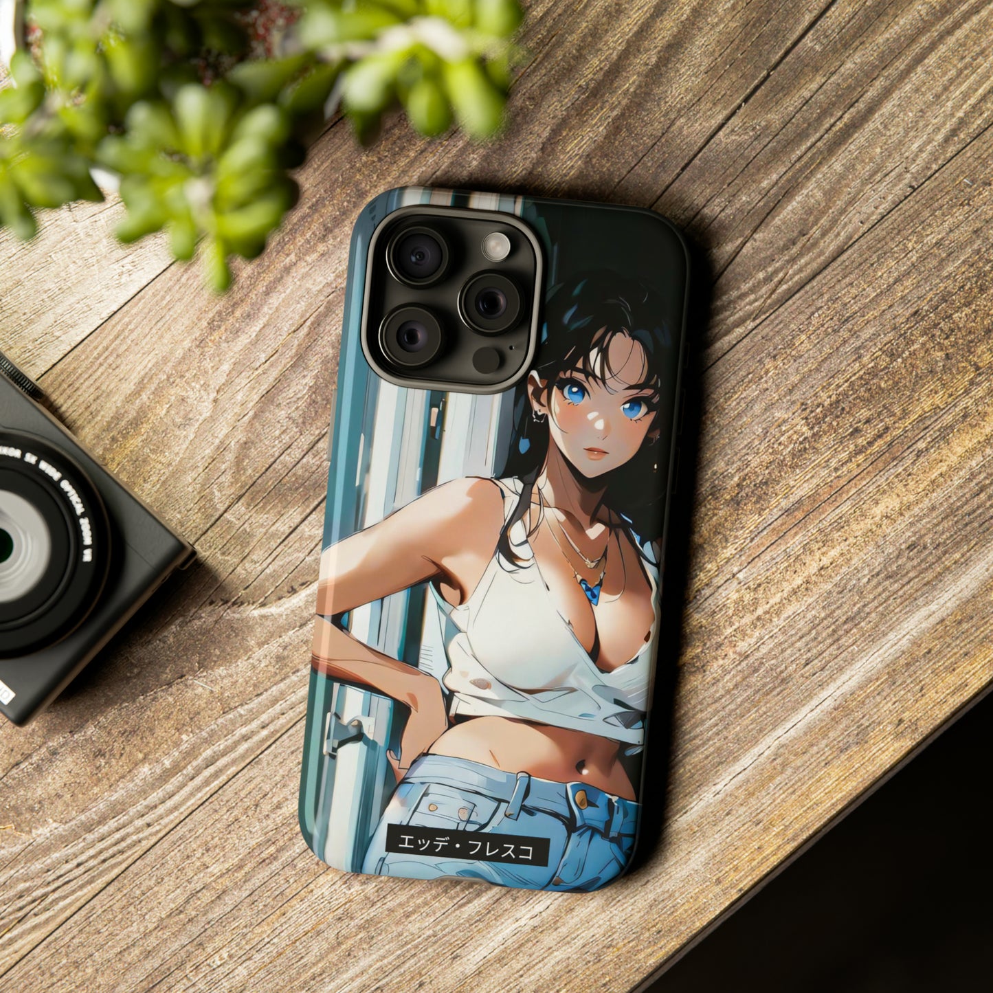 Anime Style Art Tough Cases- "She's Not Impressed"