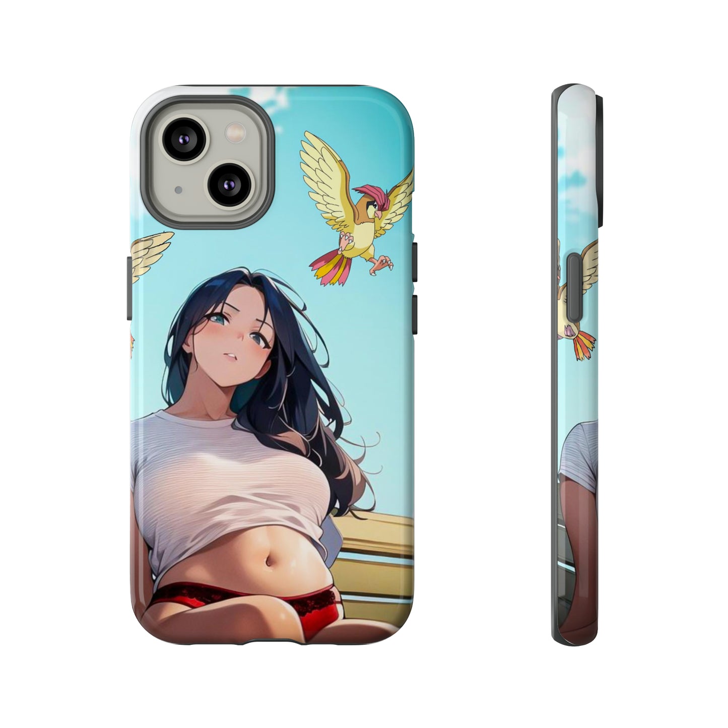 Friends in the Sky- Anime Style Art Tough Cases