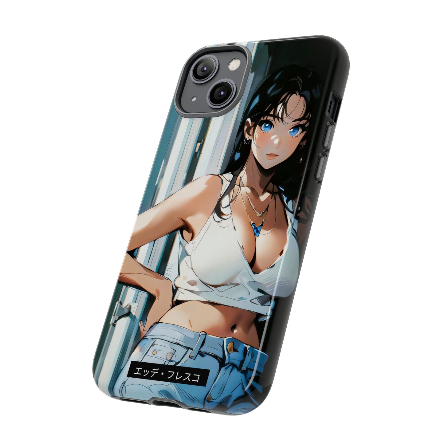 Anime Style Art Tough Cases- "She's Not Impressed"