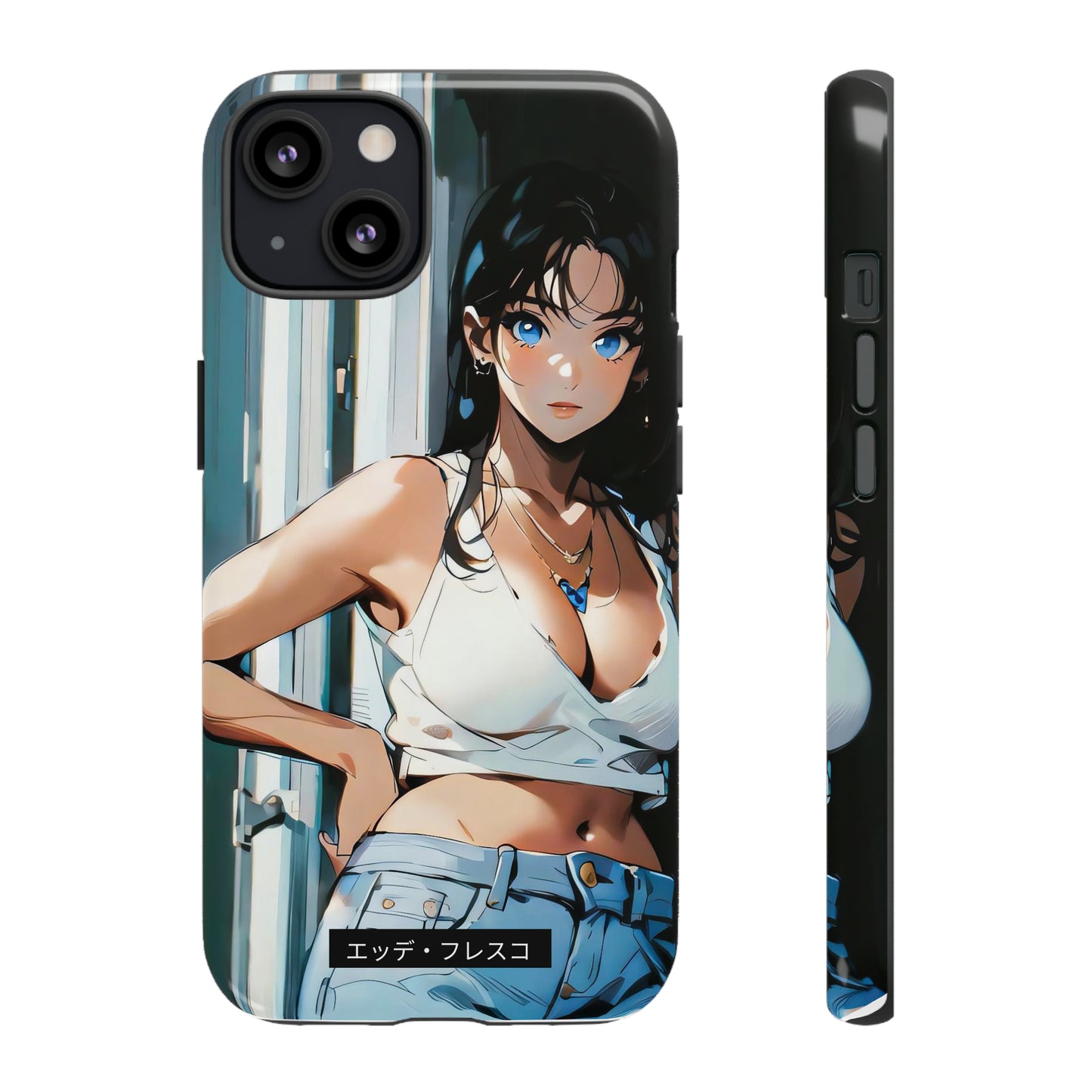 Anime Style Art Tough Cases- "She's Not Impressed"