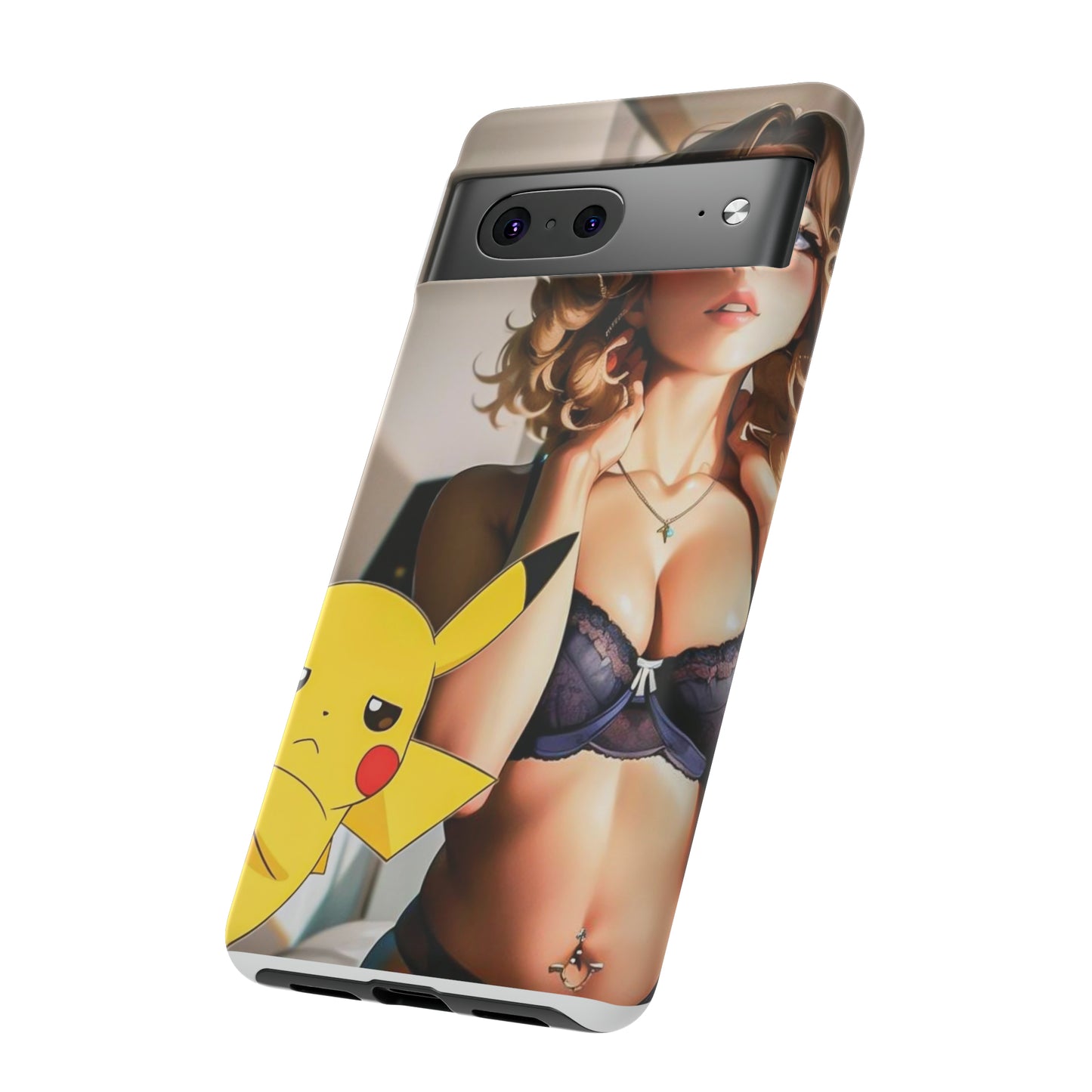 Blonde with Pika- Anime Style Art Tough Cases