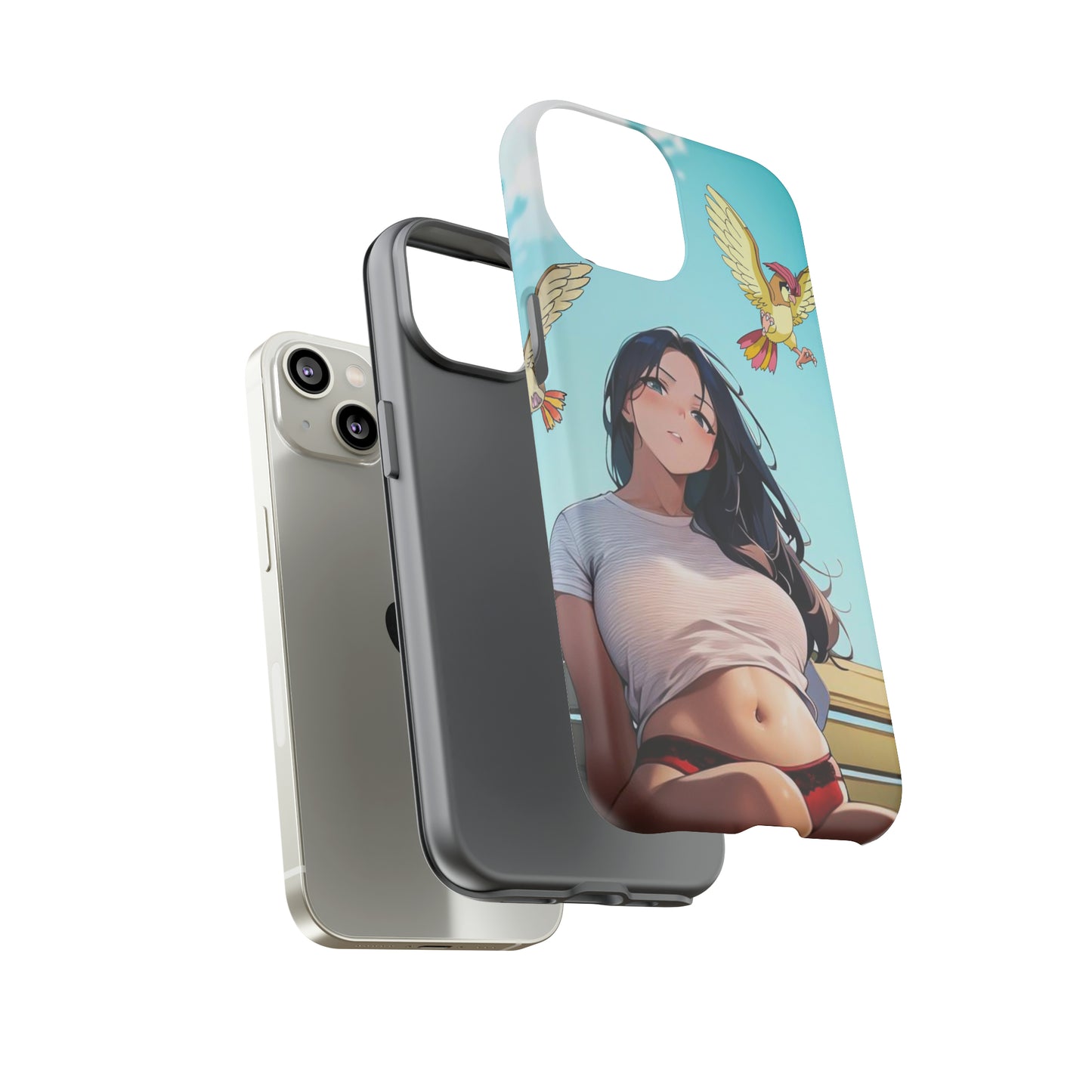 Friends in the Sky- Anime Style Art Tough Cases