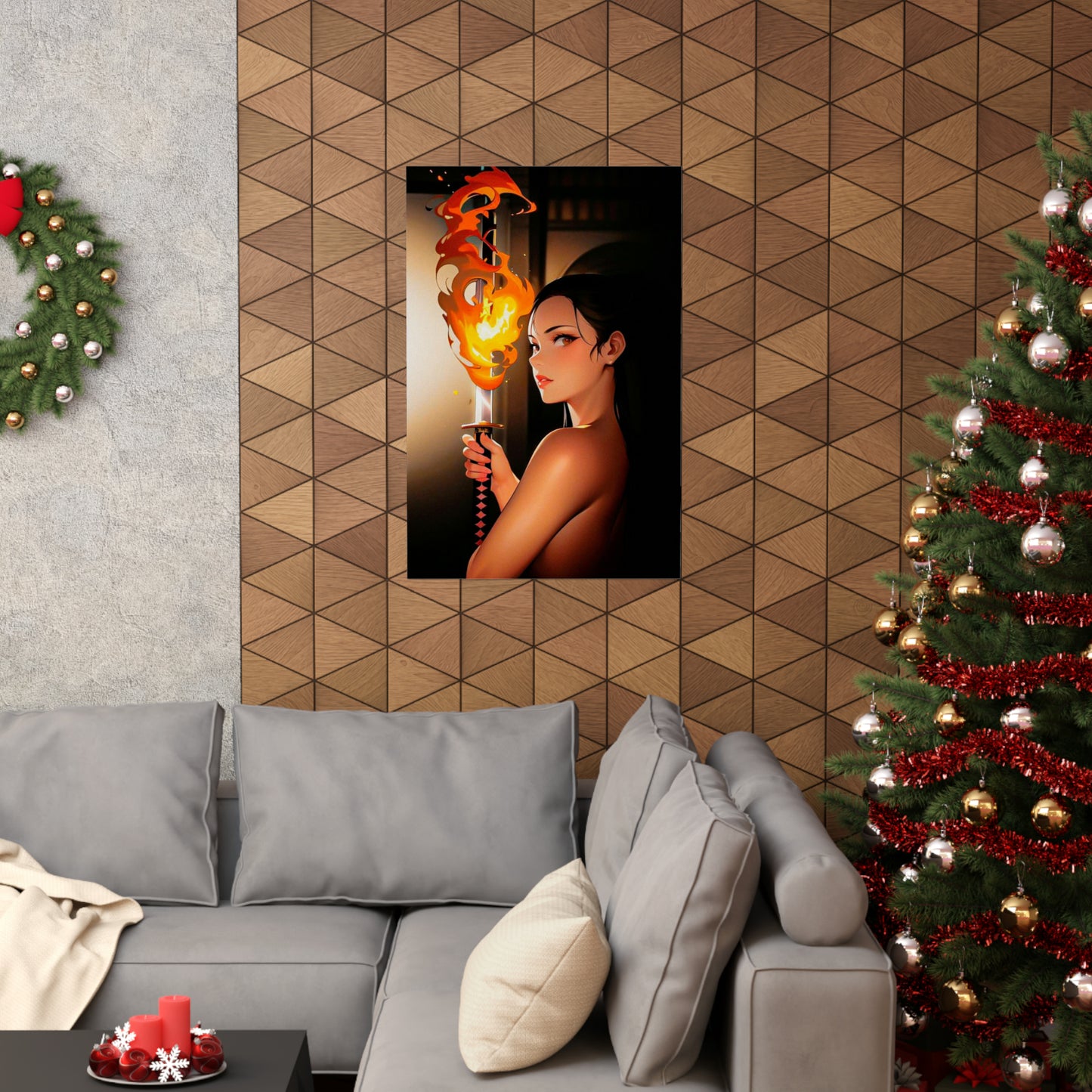 Anime Style Art Matte Vertical Posters "She Will"