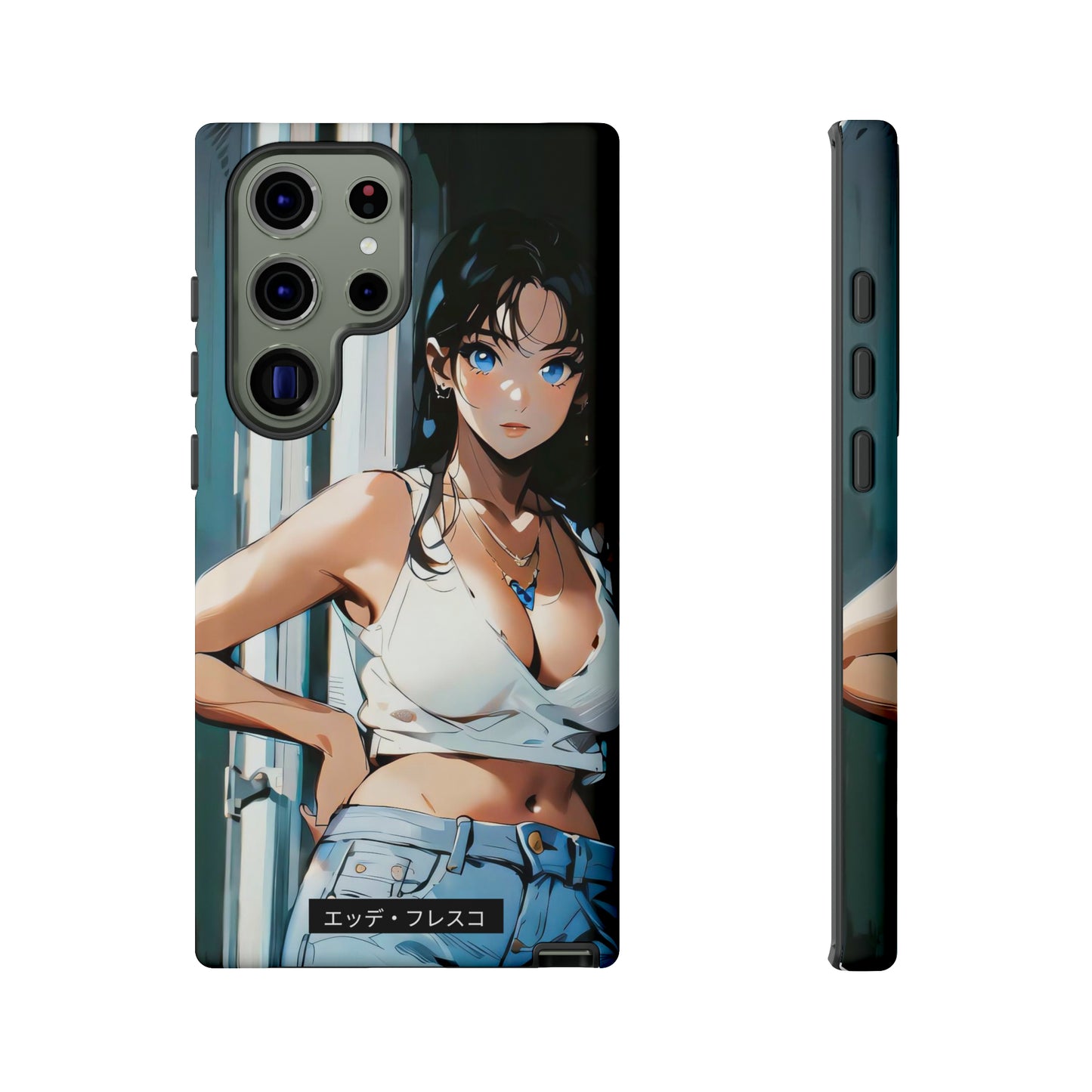 Anime Style Art Tough Cases- "She's Not Impressed"