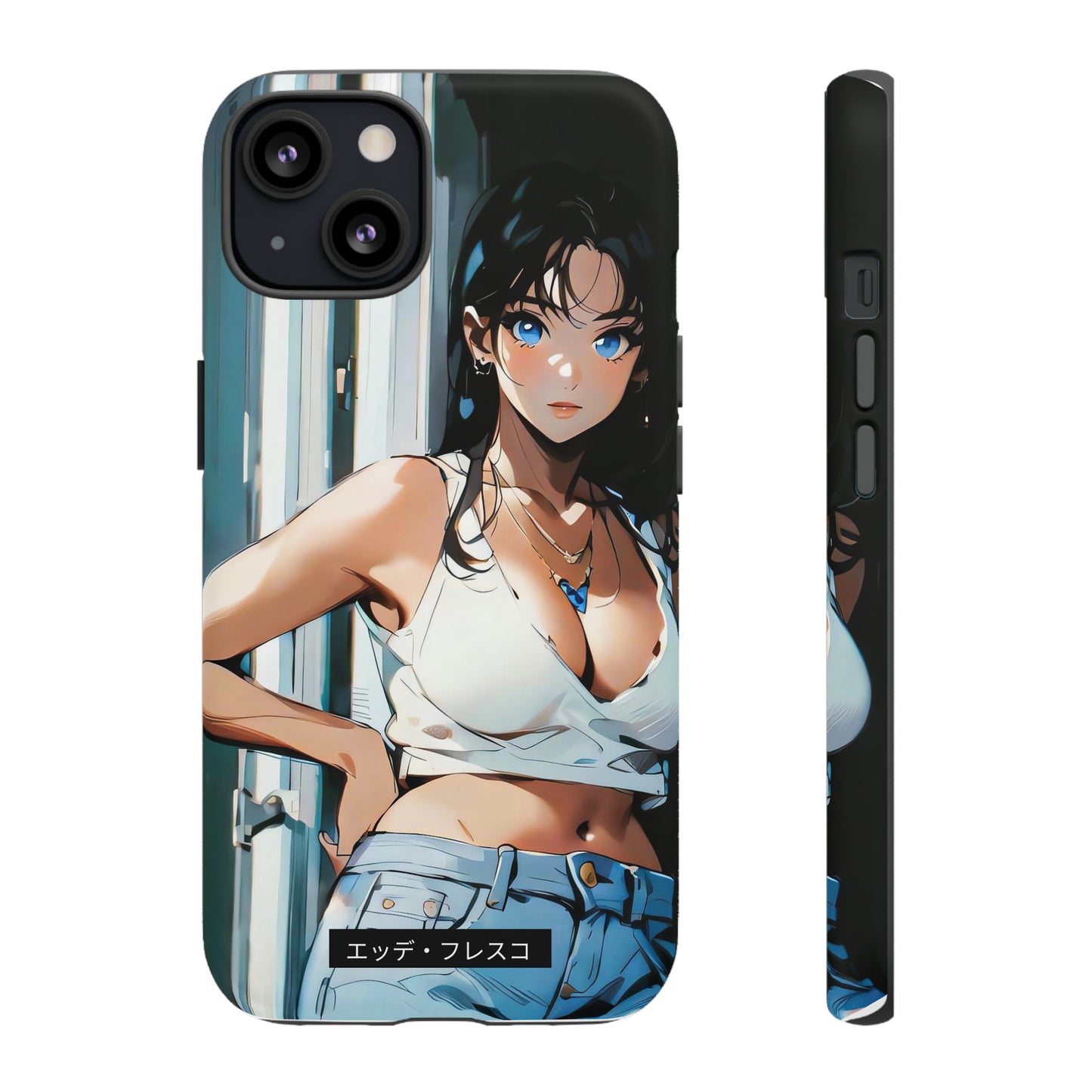 Anime Style Art Tough Cases- "She's Not Impressed"