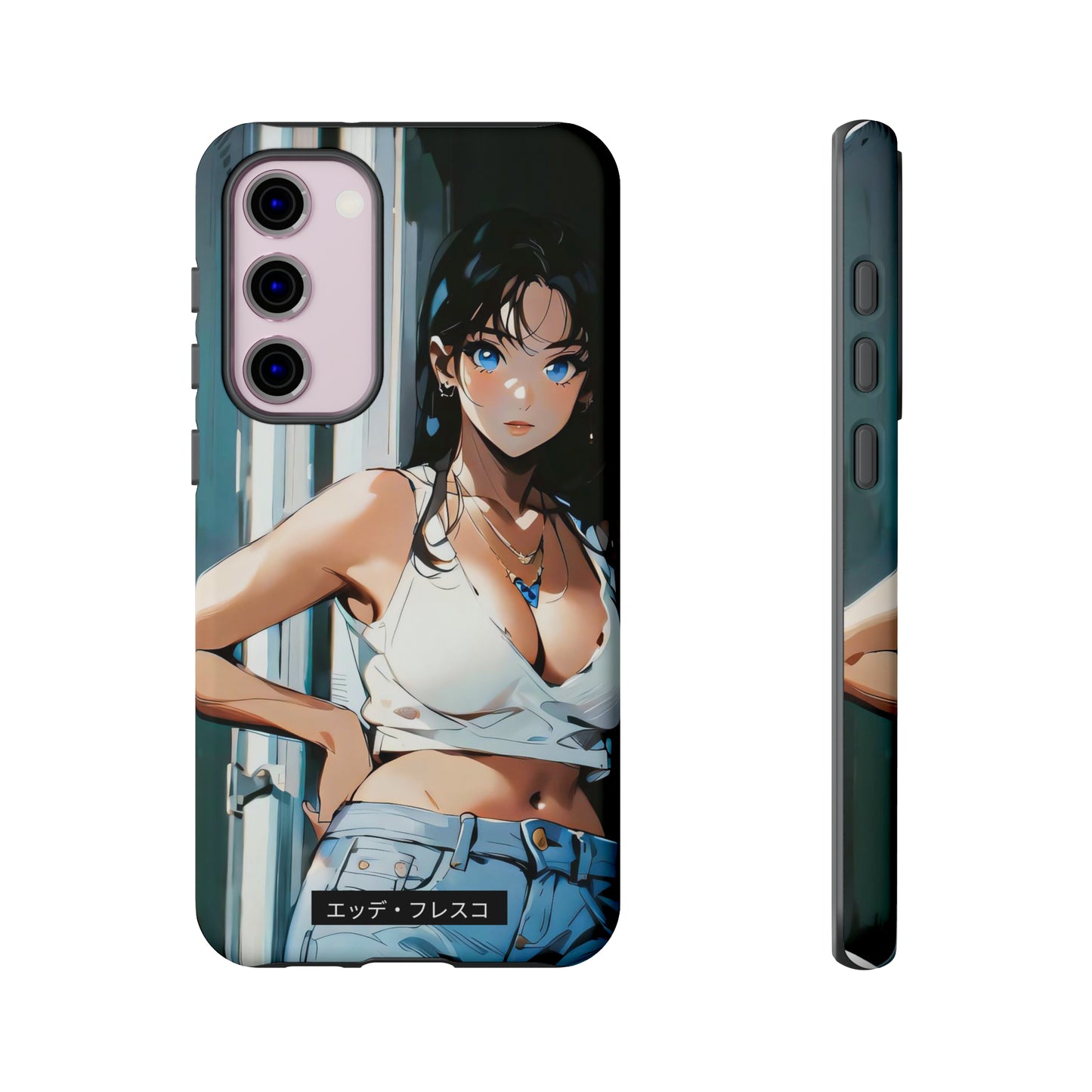 Anime Style Art Tough Cases- "She's Not Impressed"