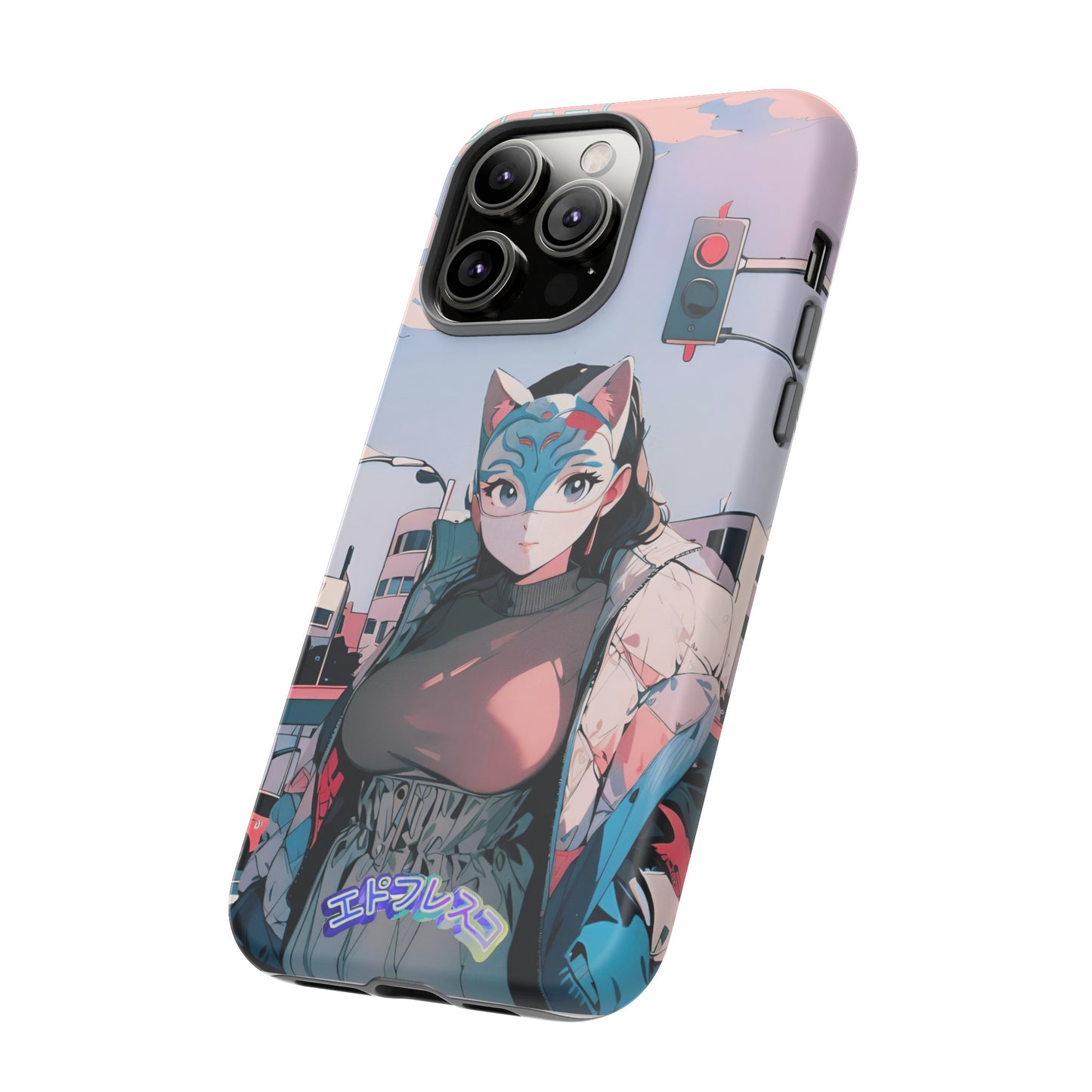 Anime Style Art Tough Cases- "Kitty City Boss #2"