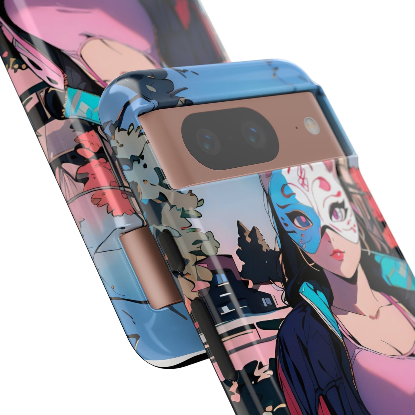 Anime Style Art Tough Cases- "Kitty City Boss #3"
