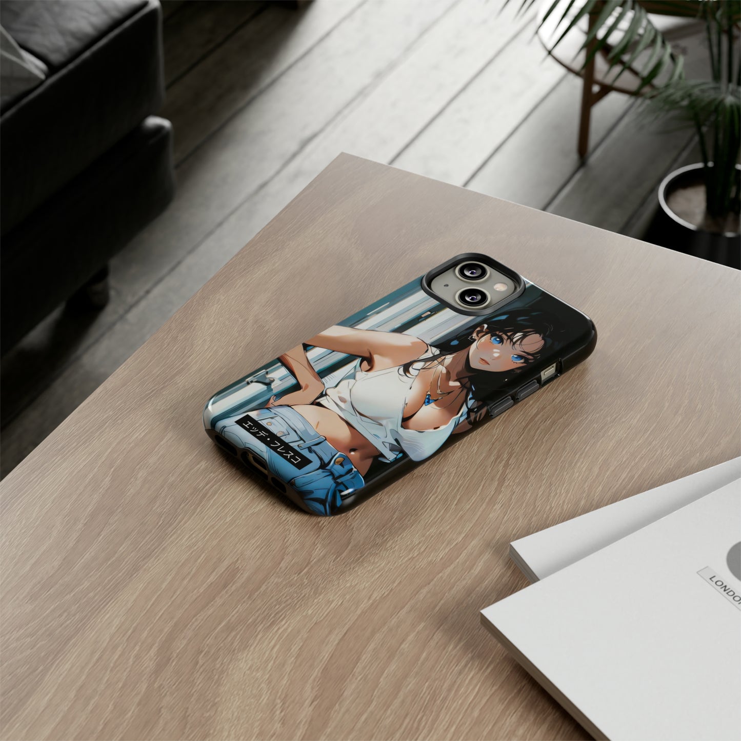 Anime Style Art Tough Cases- "She's Not Impressed"