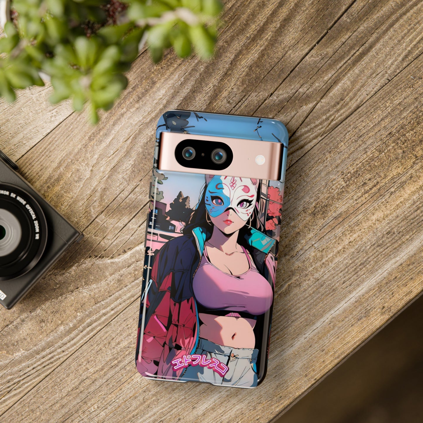 Anime Style Art Tough Cases- "Kitty City Boss #3"