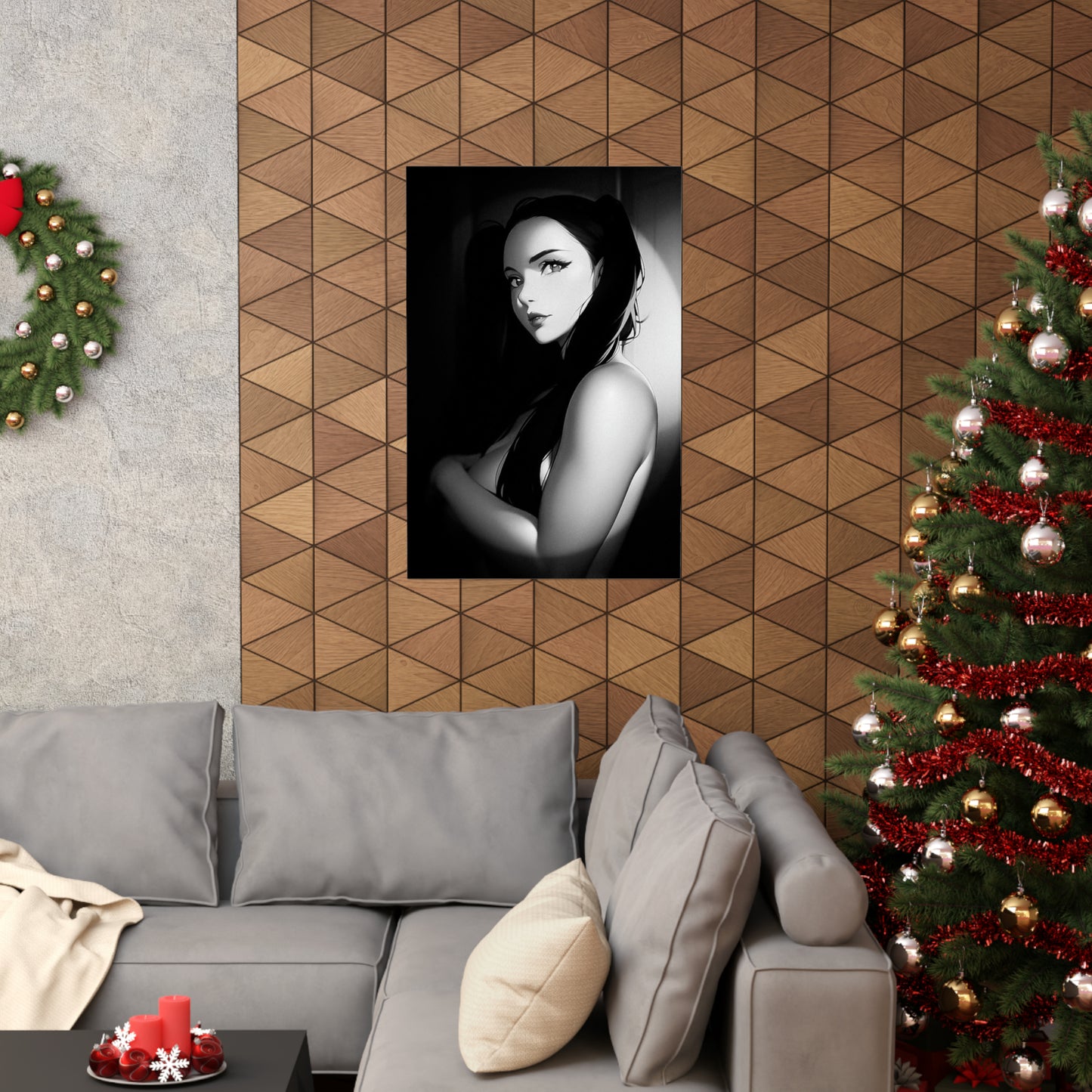 Anime Style Art Matte Vertical Posters "Spotlight 2"