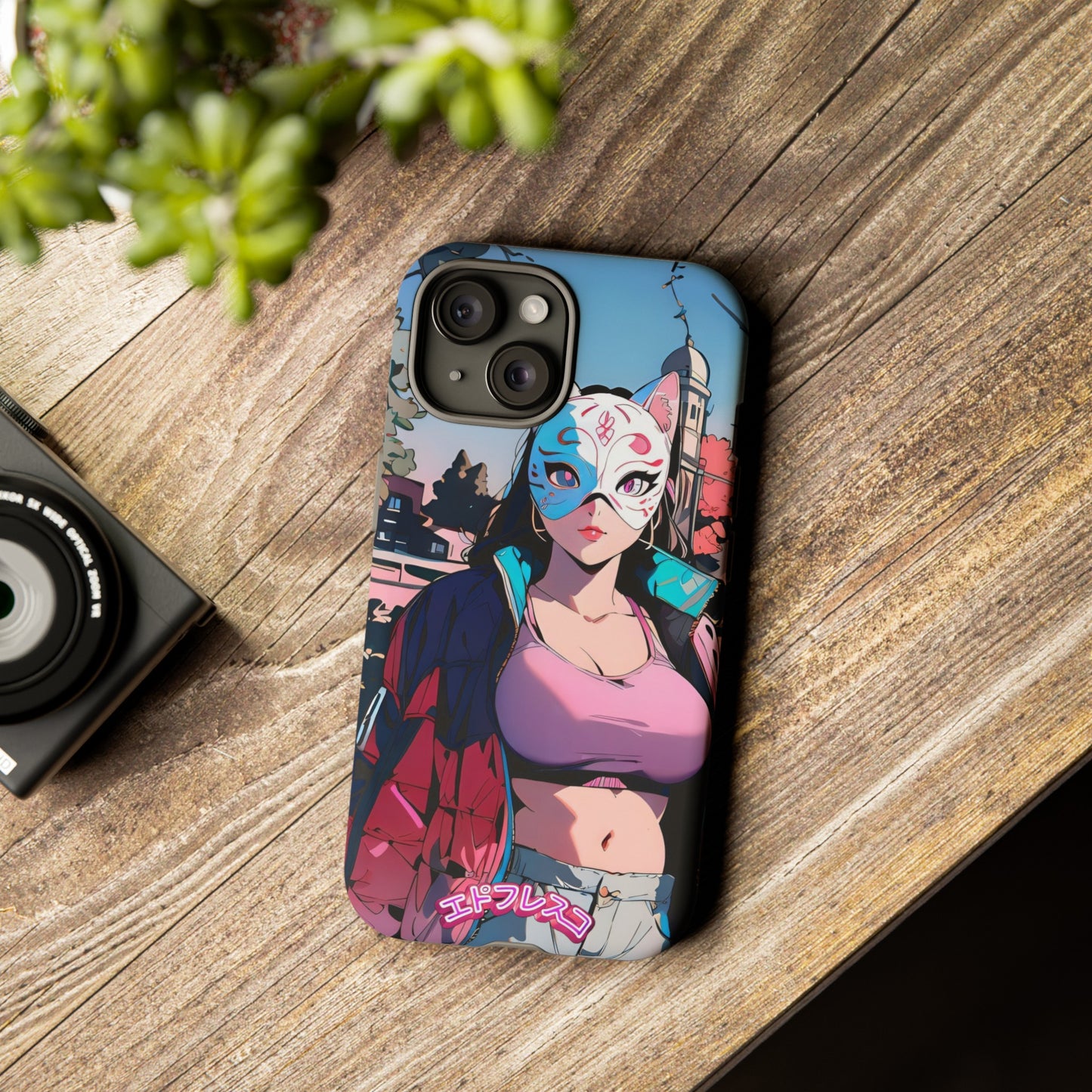 Anime Style Art Tough Cases- "Kitty City Boss #3"