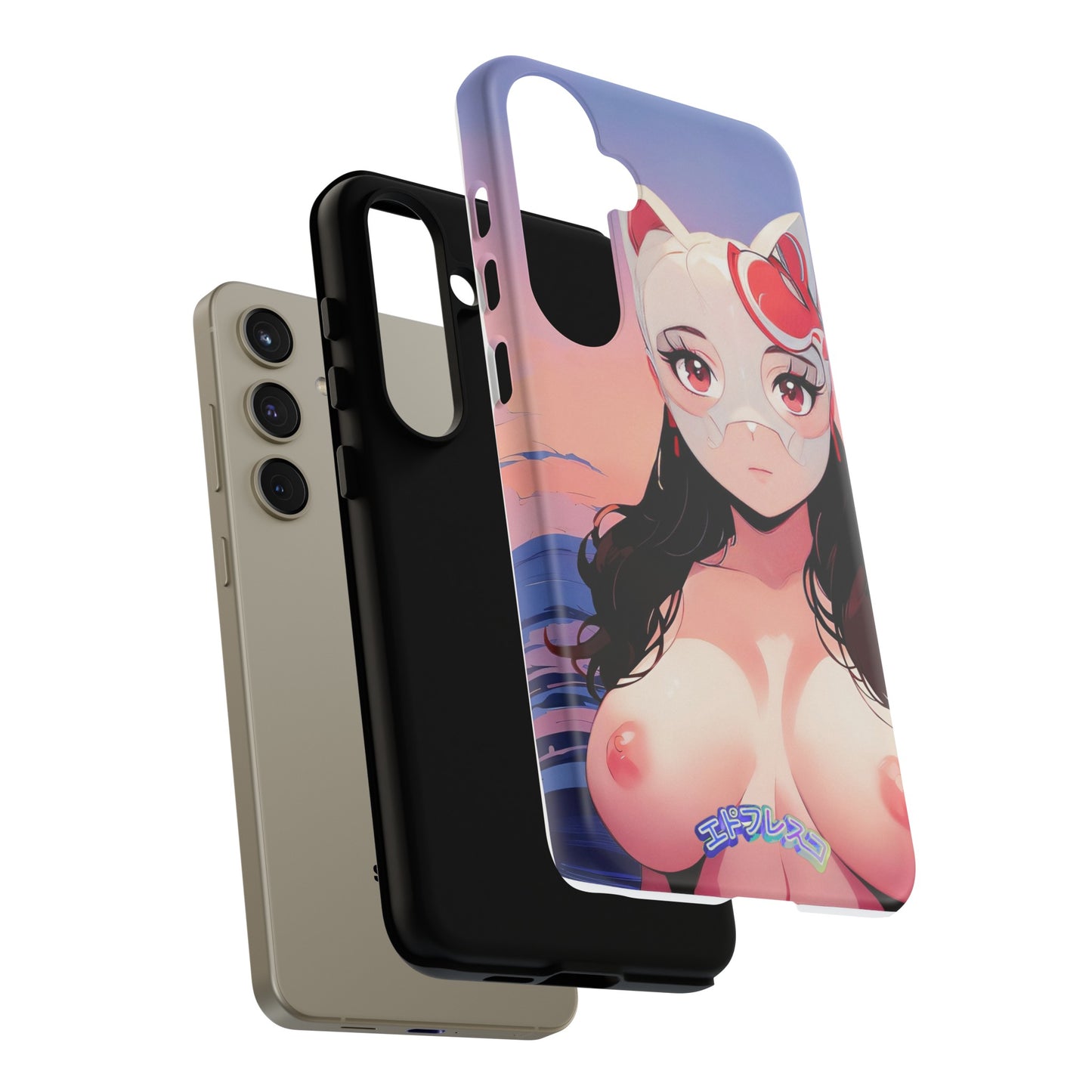 Anime Style Art Tough Cases- "Busty Sunset"