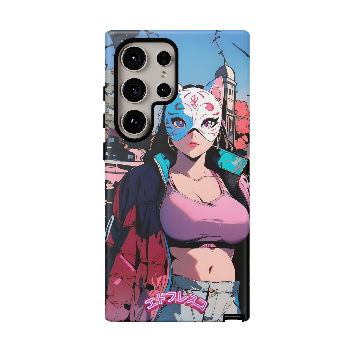 Anime Style Art Tough Cases- "Kitty City Boss #3"