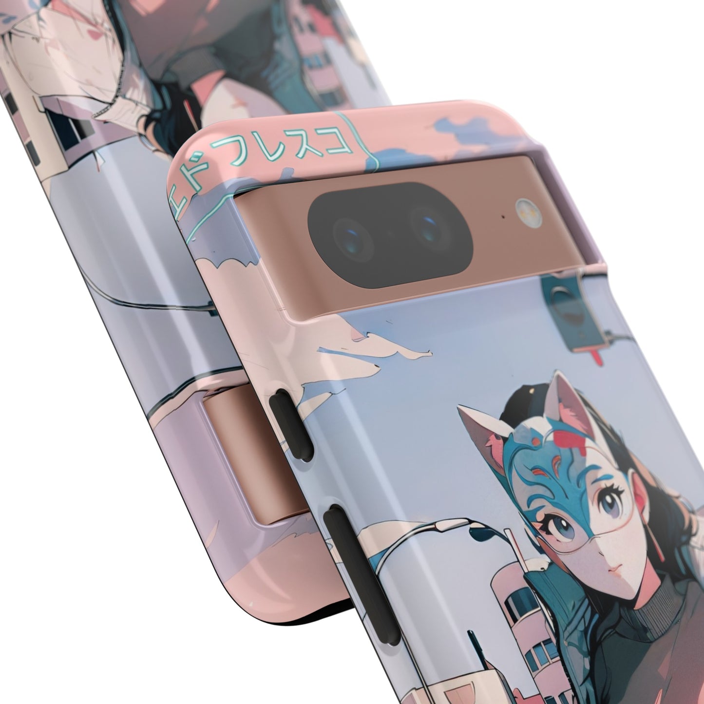 Anime Style Art Tough Cases- "Kitty City Boss #2"