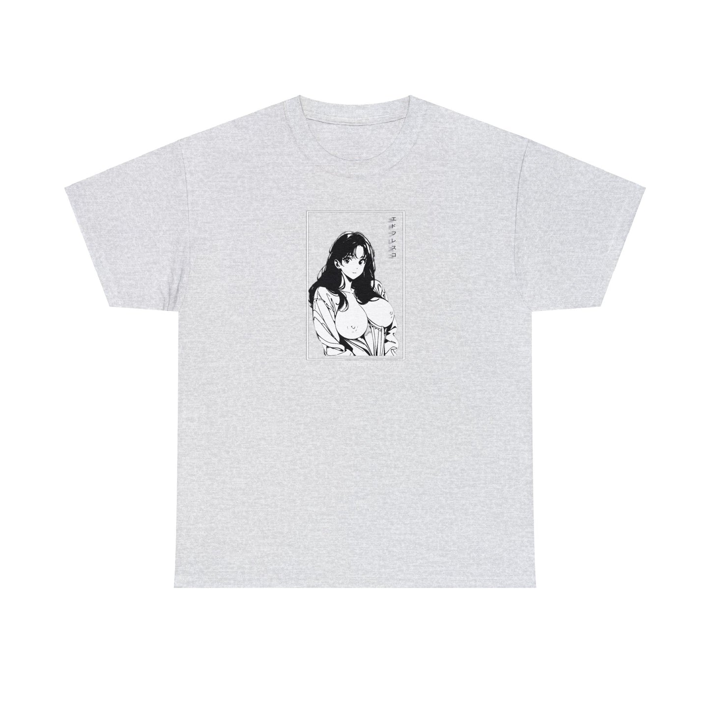 Anime Style Art Unisex Heavy Cotton Tee- "Don't Feel Pretty Today"