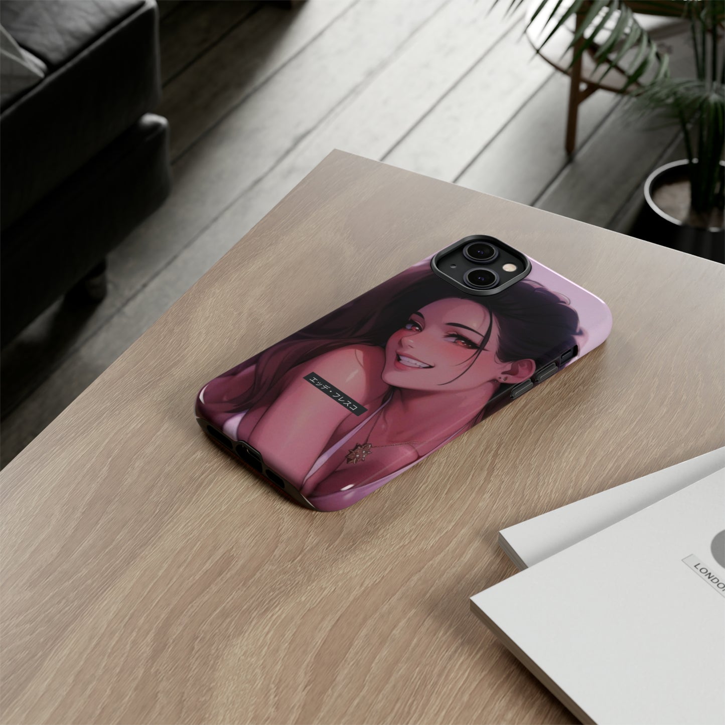Anime Style Art Tough Cases- "80s Chick"
