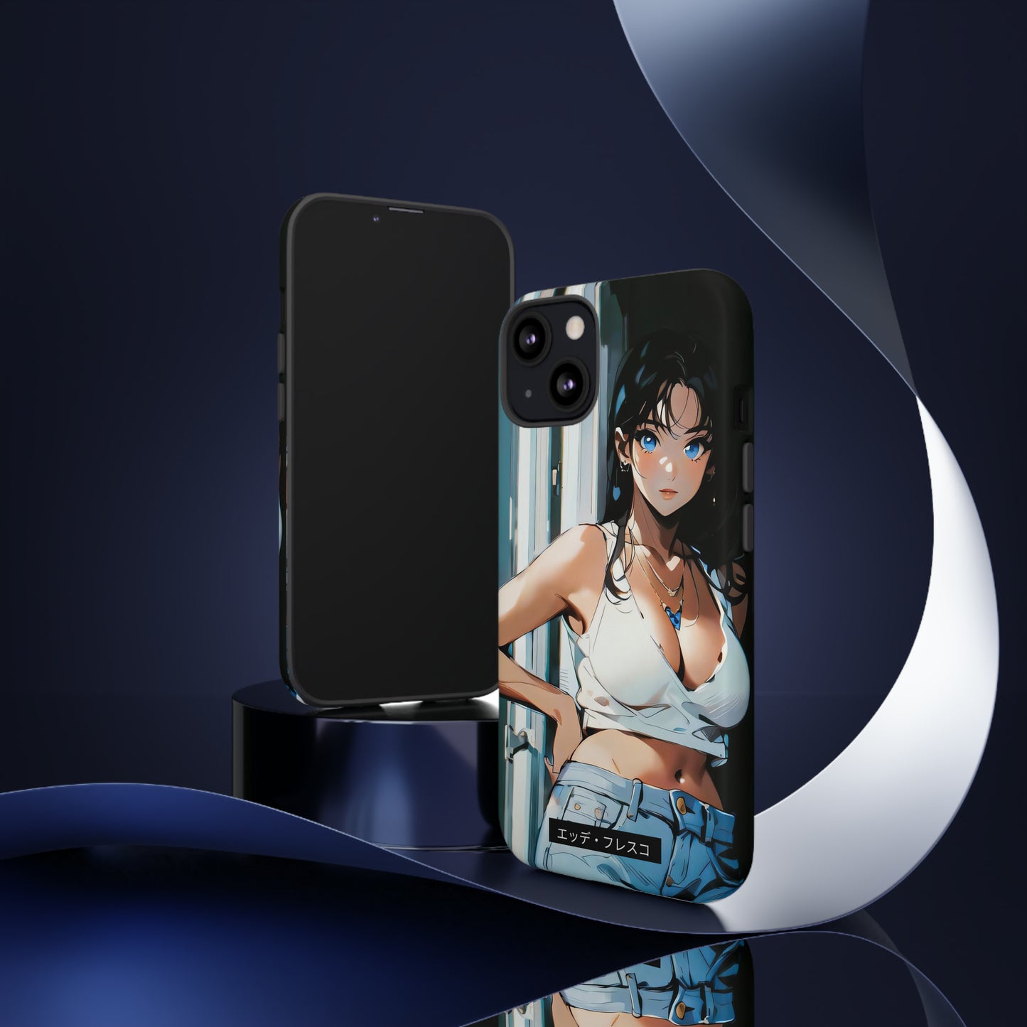 Anime Style Art Tough Cases- "She's Not Impressed"