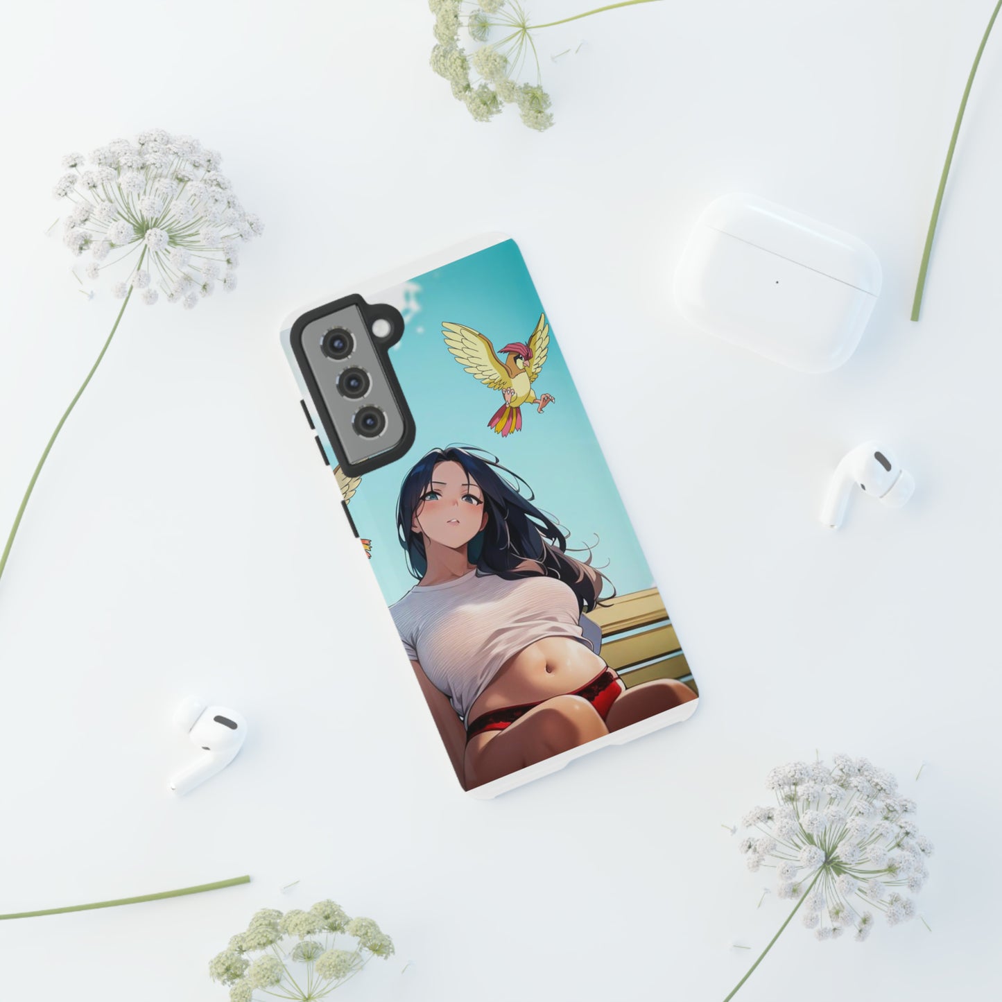 Friends in the Sky- Anime Style Art Tough Cases