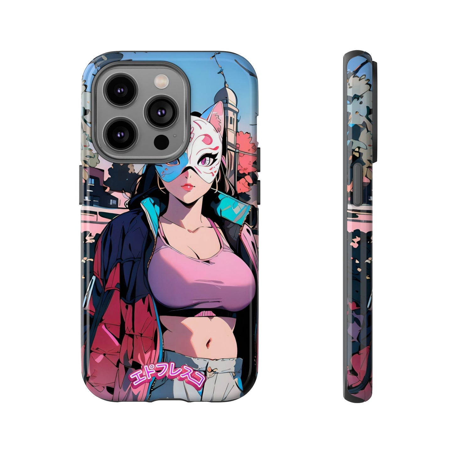 Anime Style Art Tough Cases- "Kitty City Boss #3"