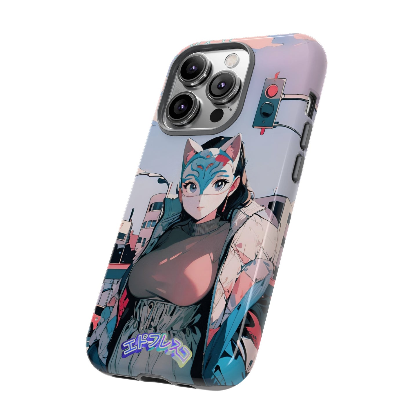 Anime Style Art Tough Cases- "Kitty City Boss #2"