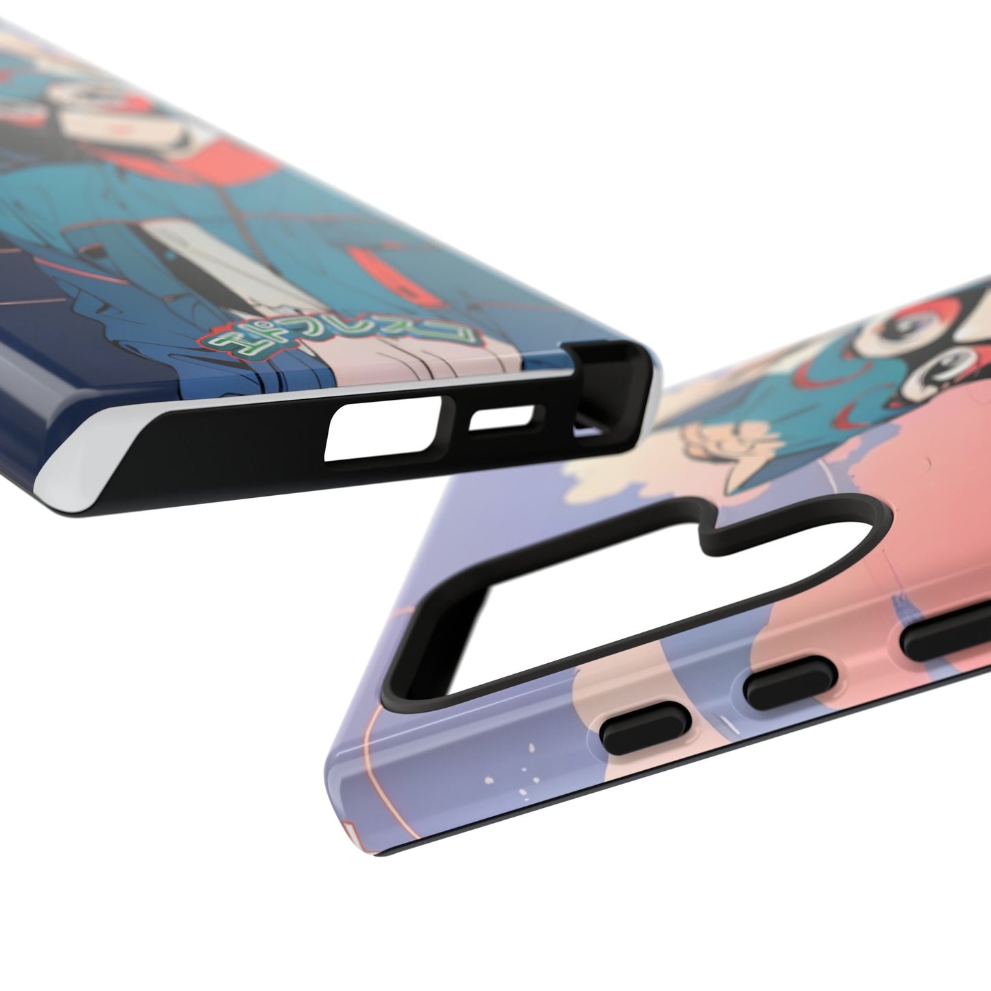 Anime Style Art Tough Cases- "Kitty City Boss #1"
