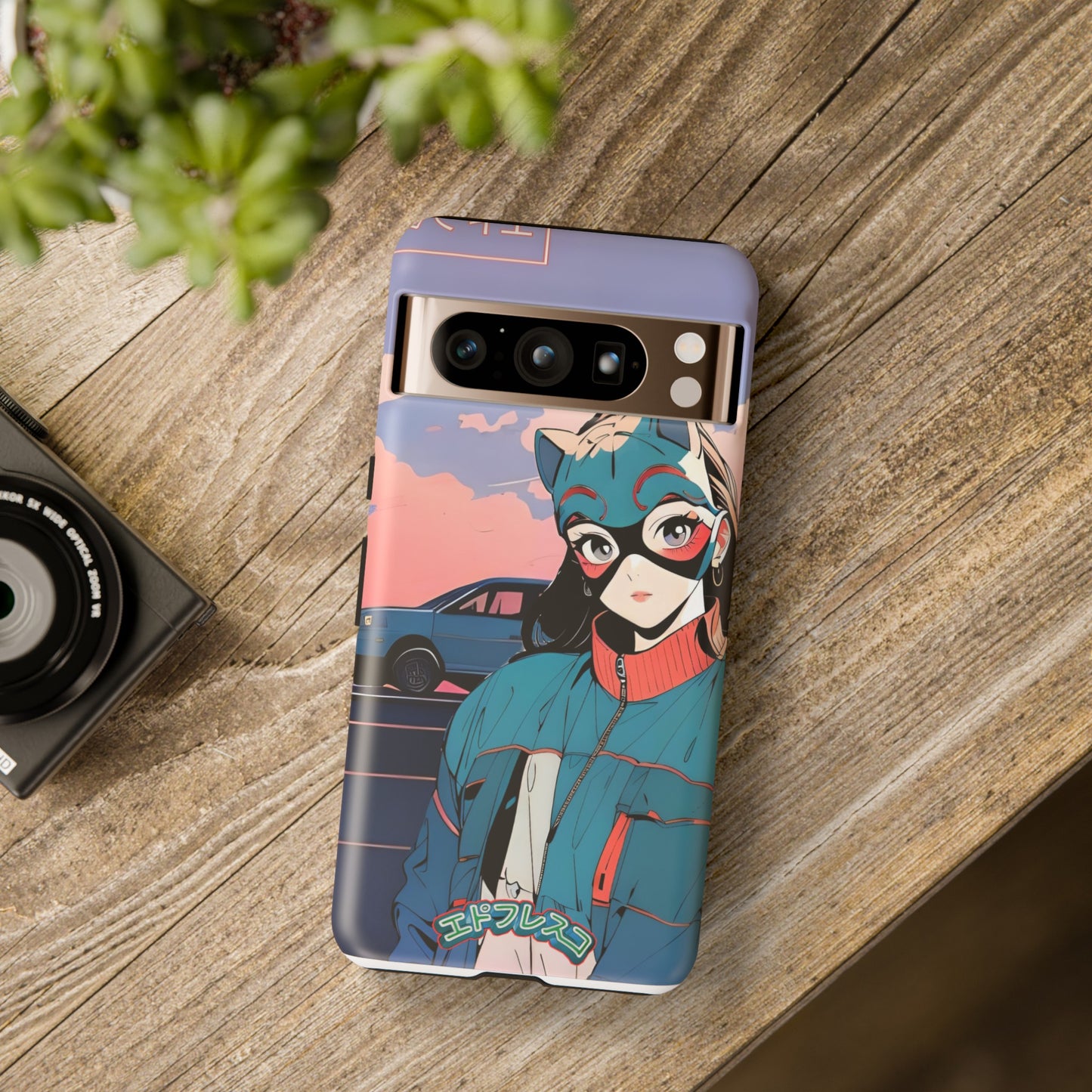 Anime Style Art Tough Cases- "Kitty City Boss #1"