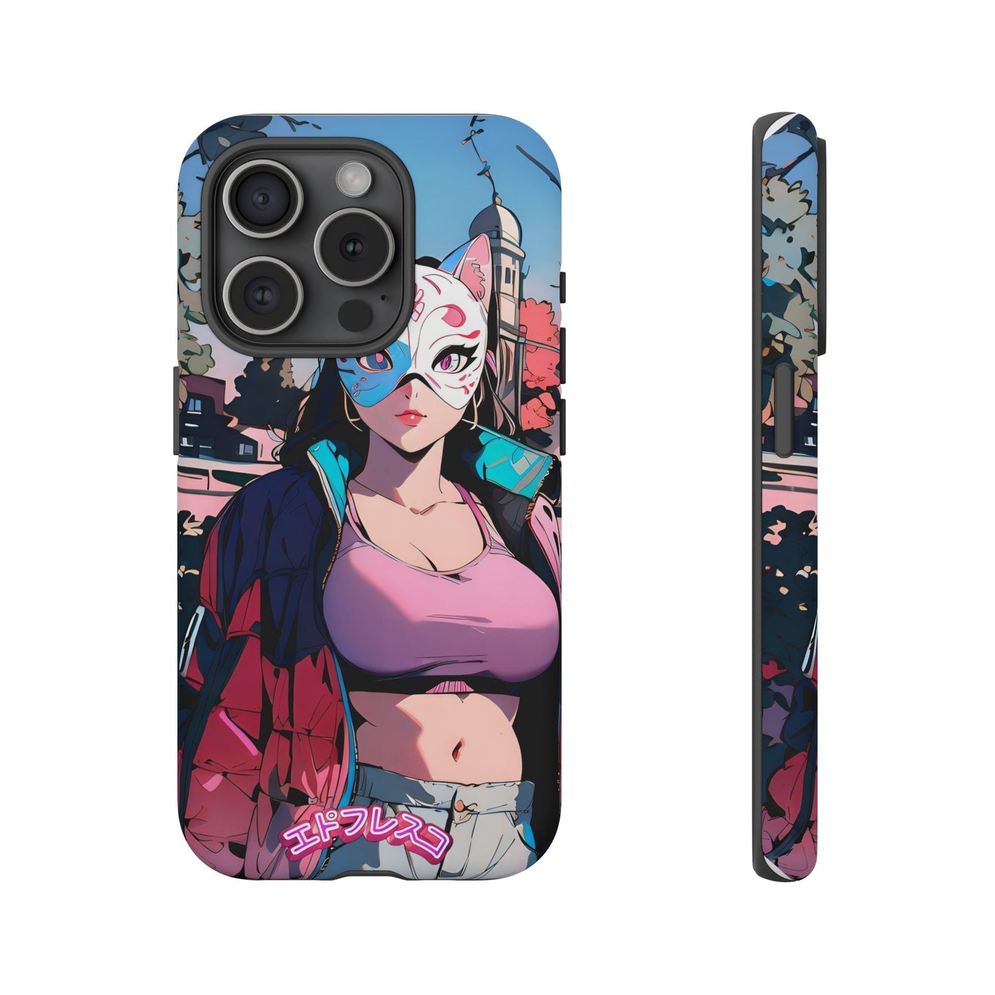 Anime Style Art Tough Cases- "Kitty City Boss #3"