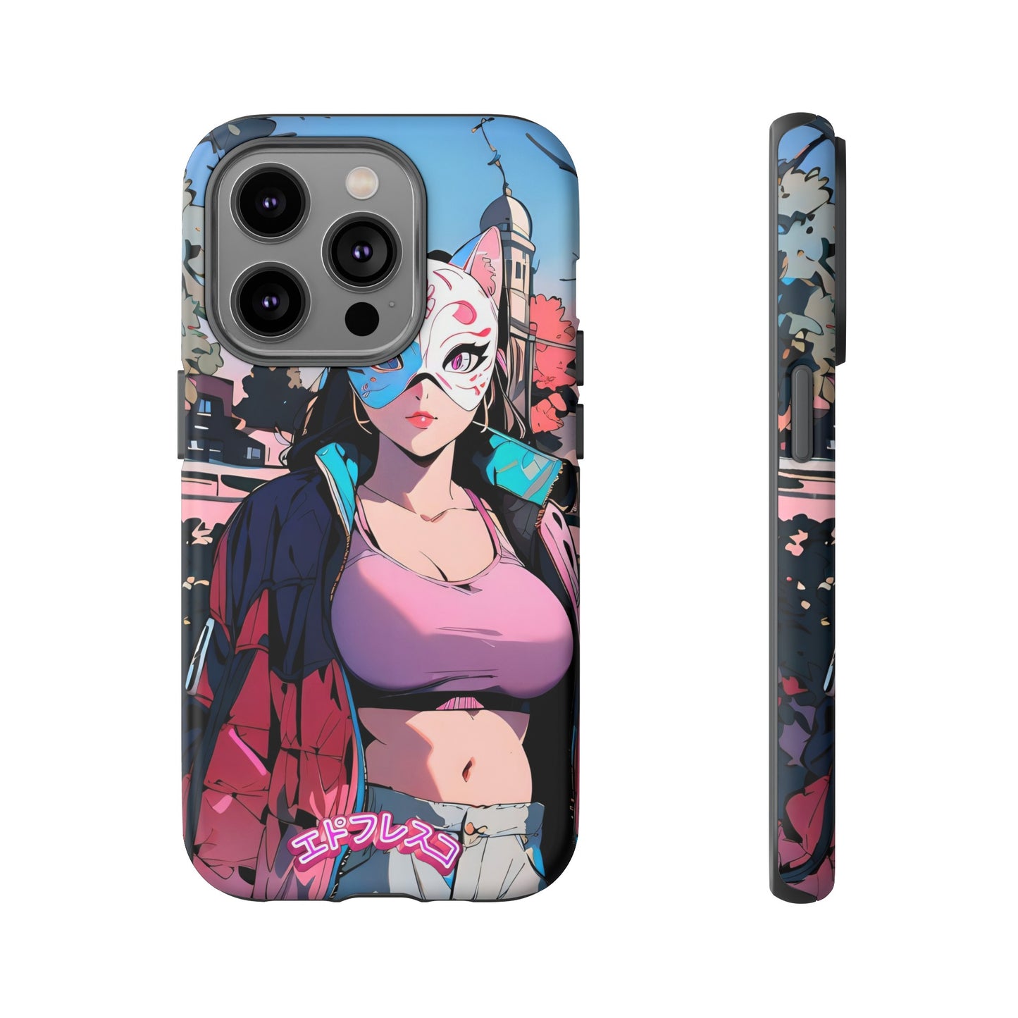 Anime Style Art Tough Cases- "Kitty City Boss #3"