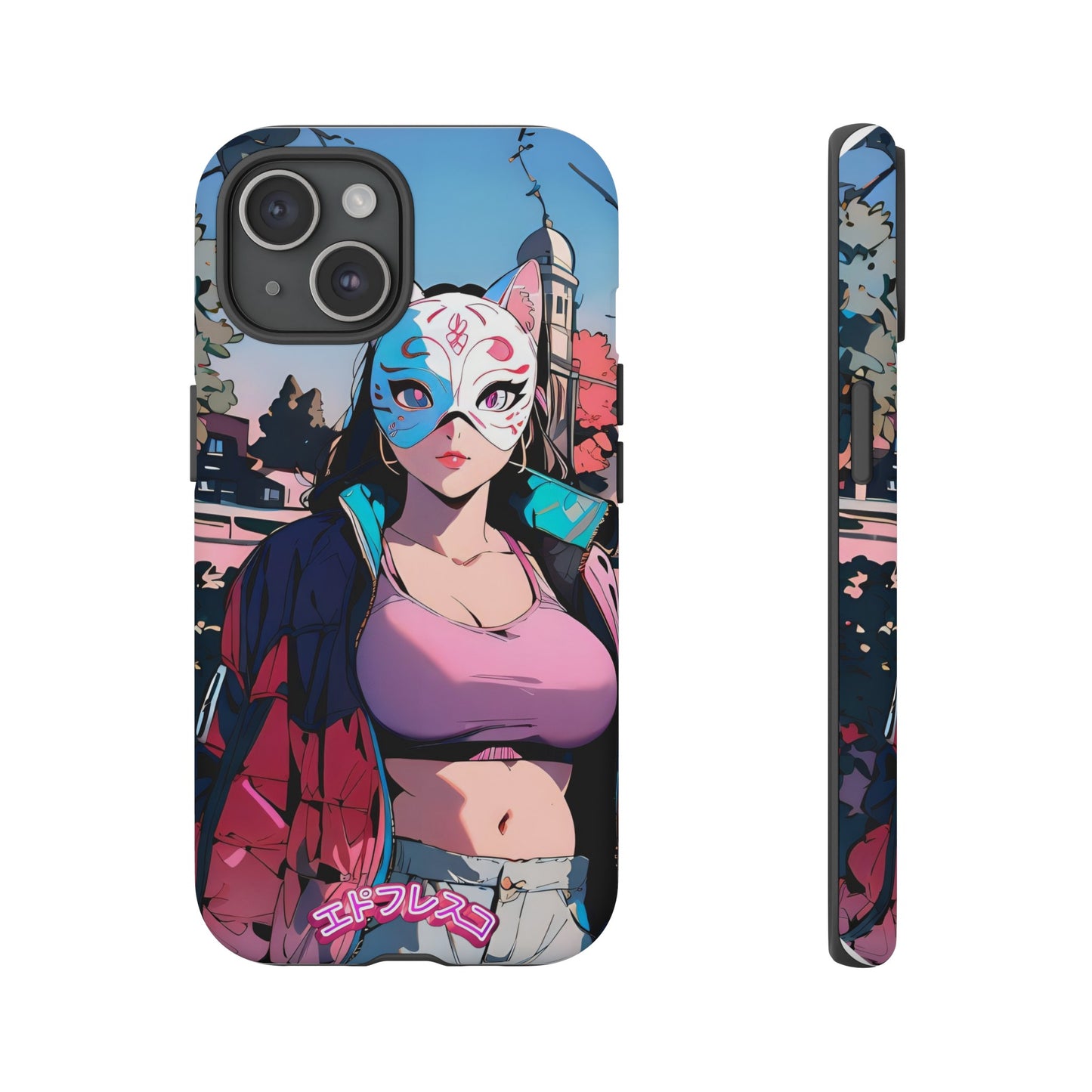Anime Style Art Tough Cases- "Kitty City Boss #3"