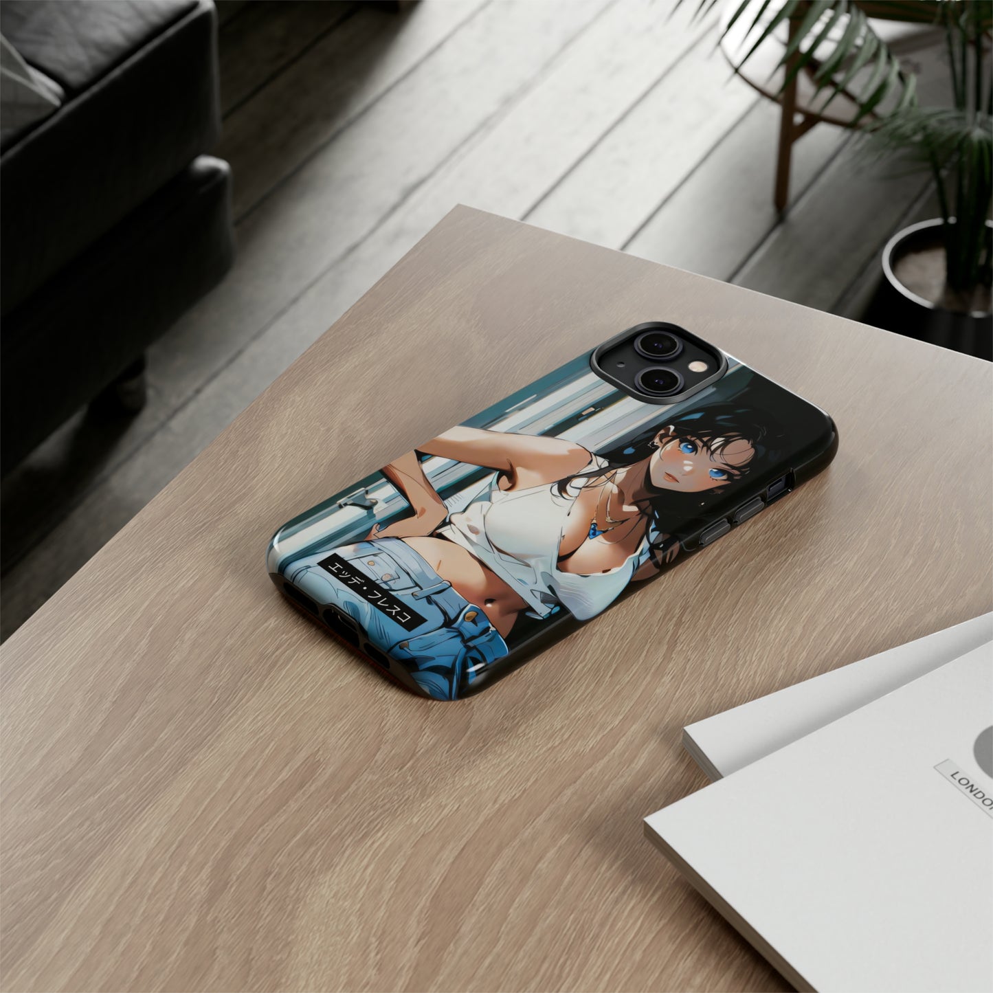 Anime Style Art Tough Cases- "She's Not Impressed"