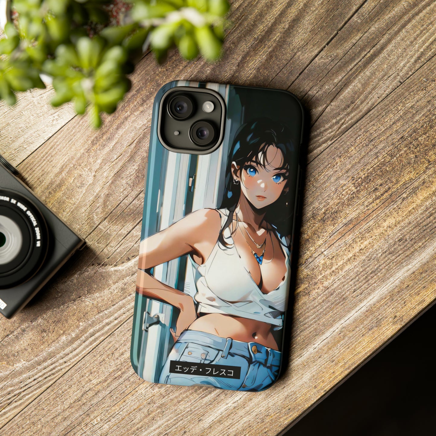 Anime Style Art Tough Cases- "She's Not Impressed"