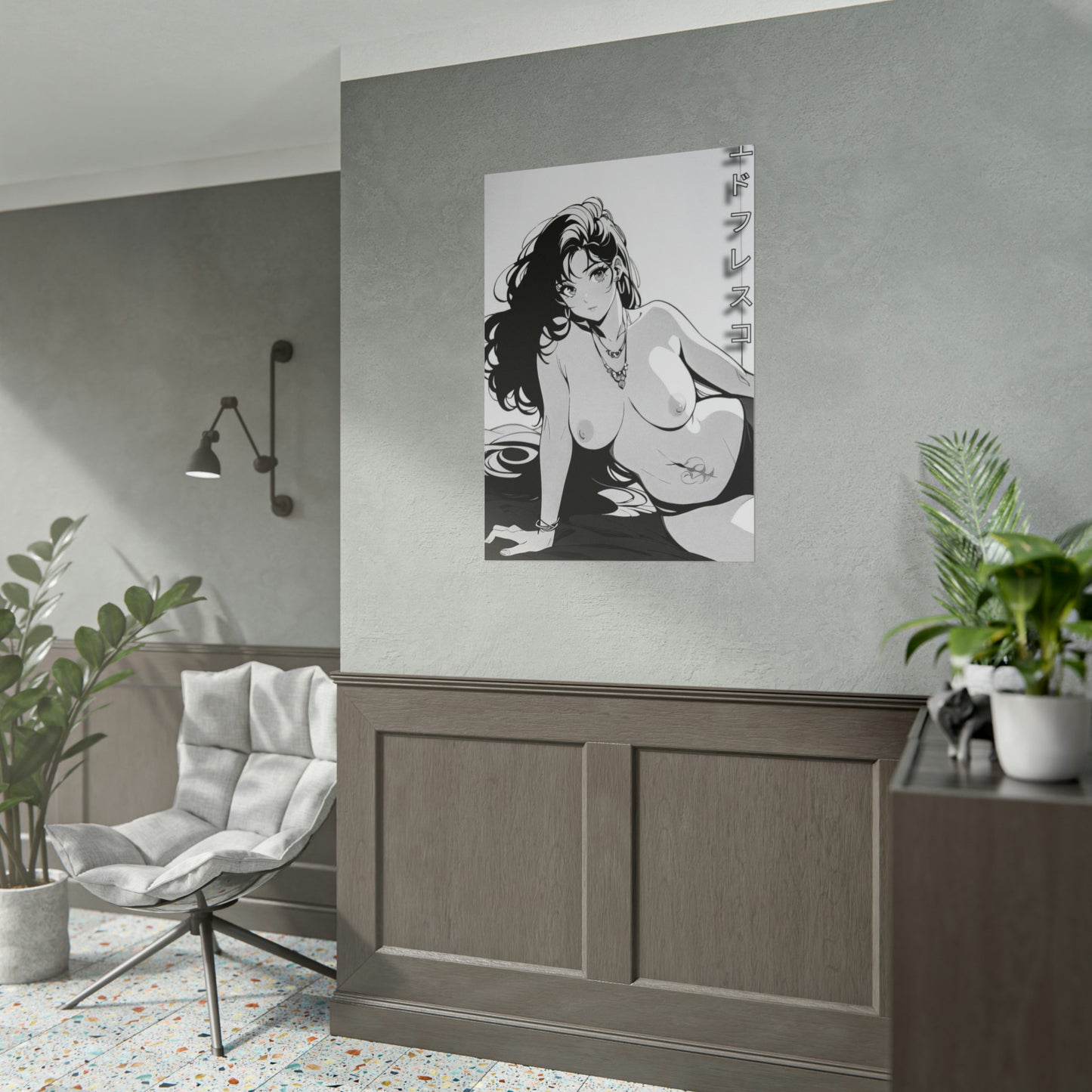 Anime Style Art Rolled Posters- "No Validation Needed"