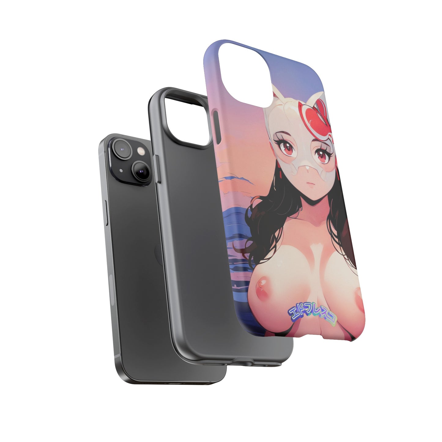 Anime Style Art Tough Cases- "Busty Sunset"