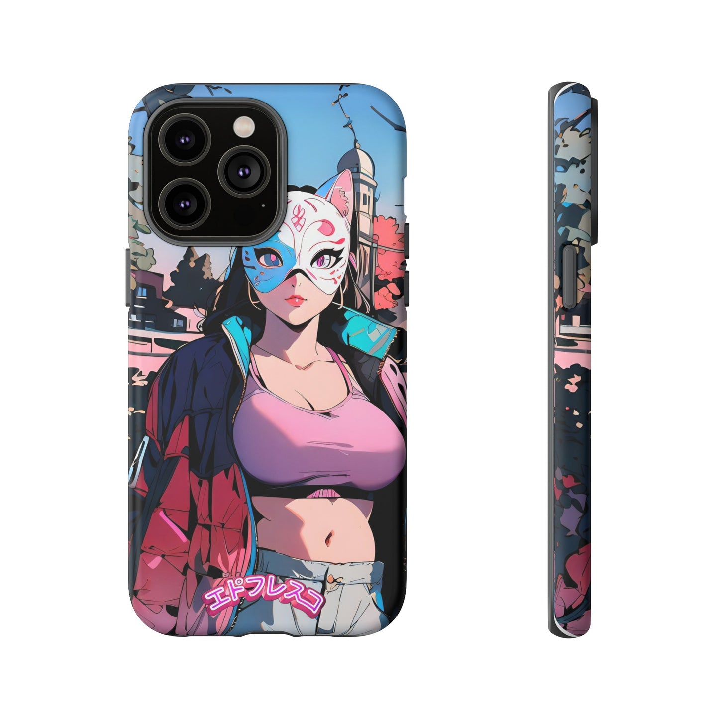 Anime Style Art Tough Cases- "Kitty City Boss #3"
