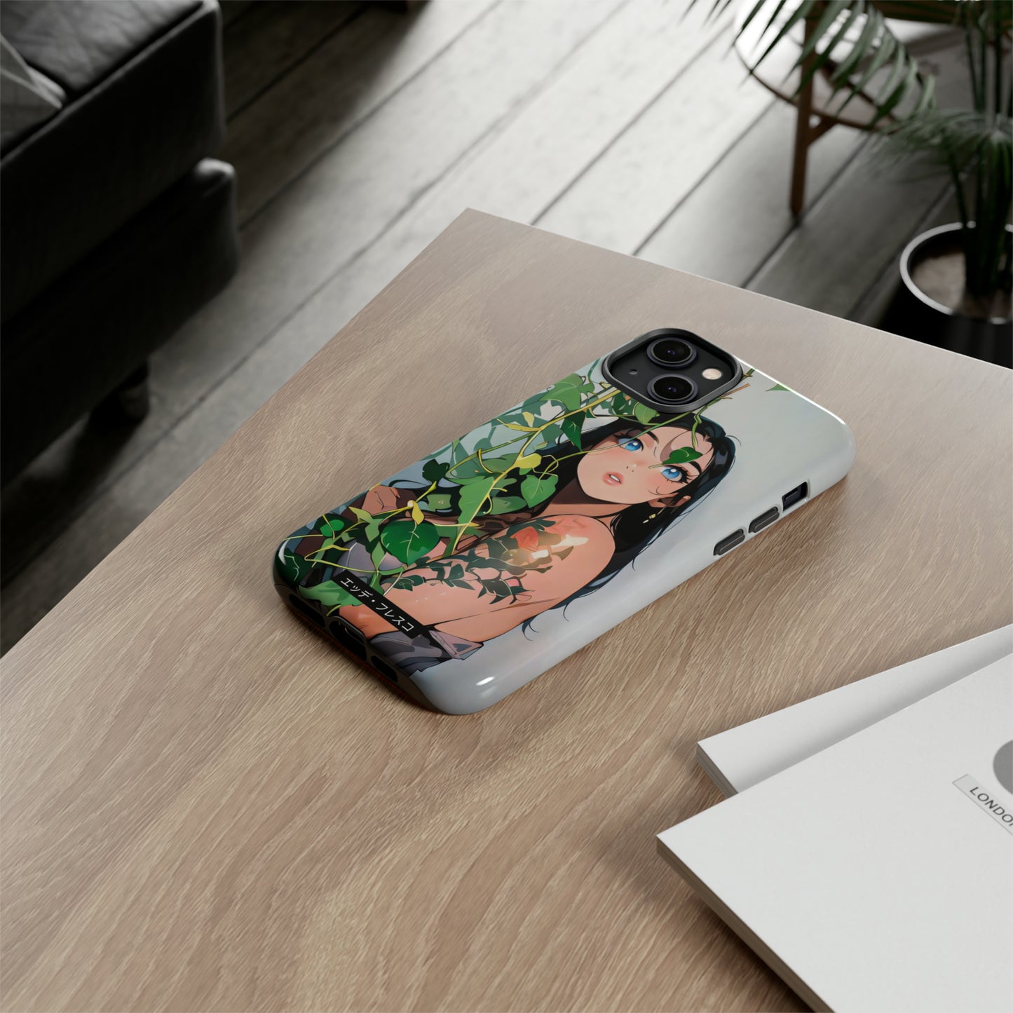 Anime Style Art Tough Cases- "She's Shy"