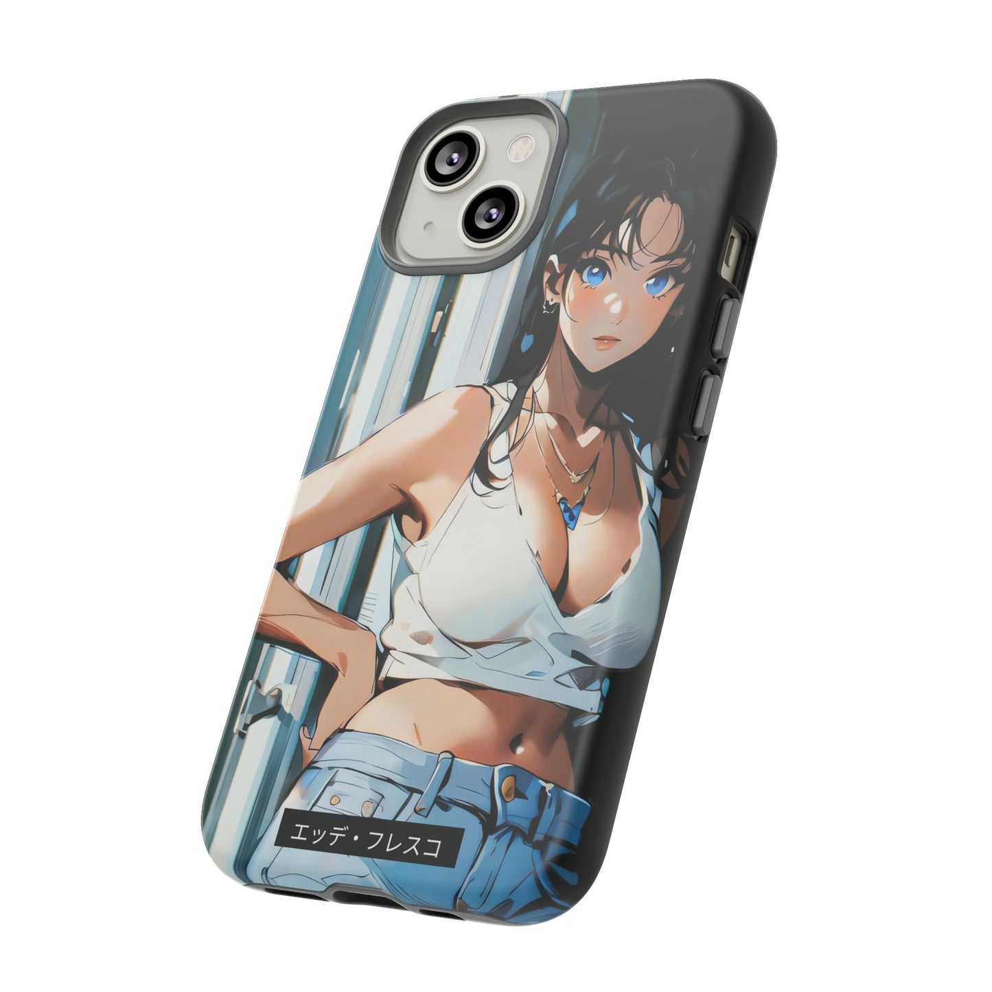 Anime Style Art Tough Cases- "She's Not Impressed"