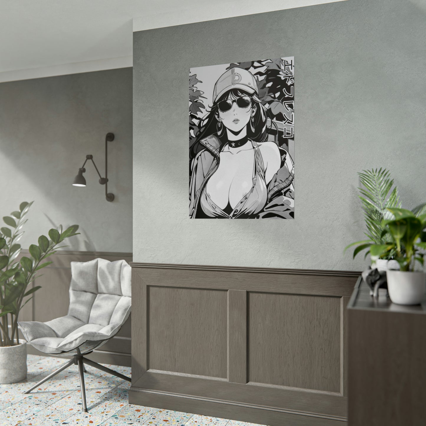 Anime Style Art Rolled Posters- "The Killer"