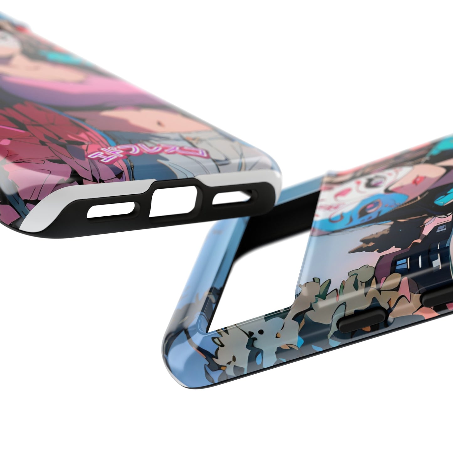 Anime Style Art Tough Cases- "Kitty City Boss #3"