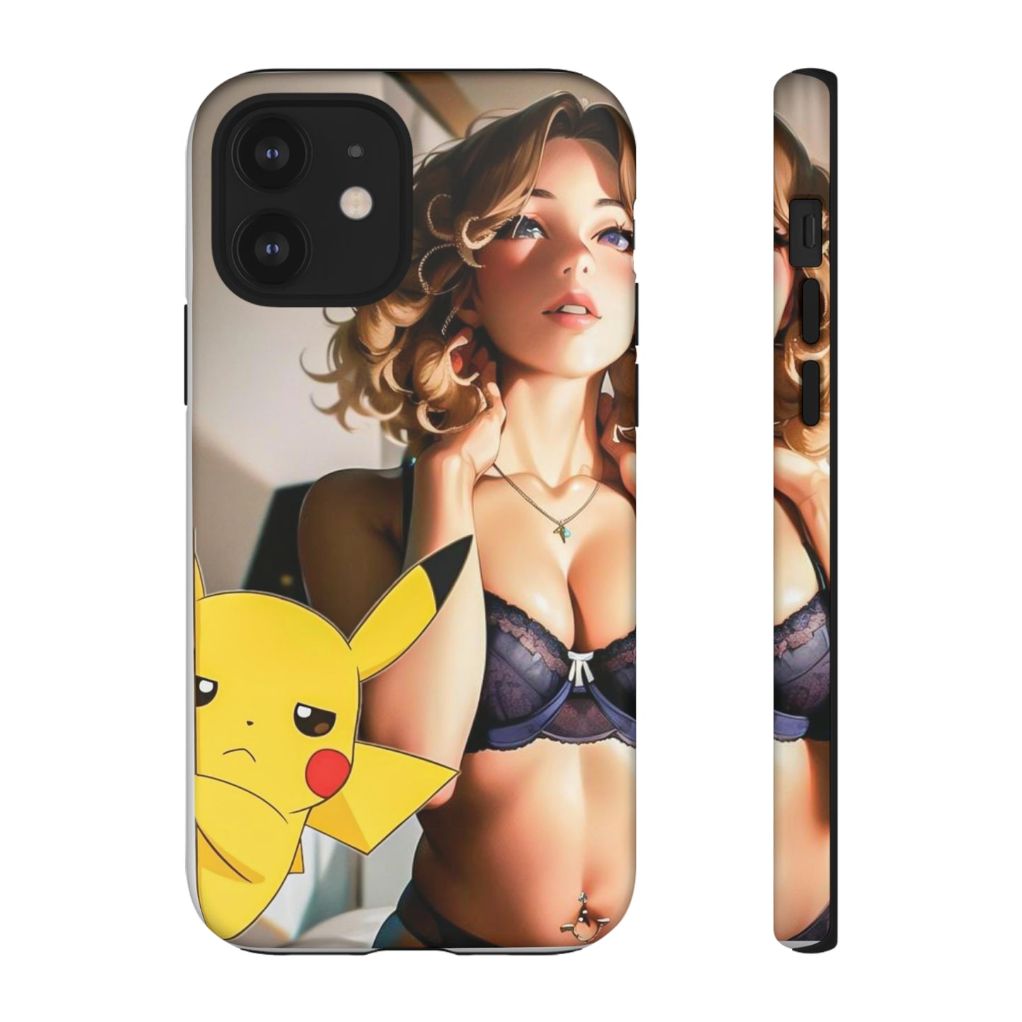 Blonde with Pika- Anime Style Art Tough Cases