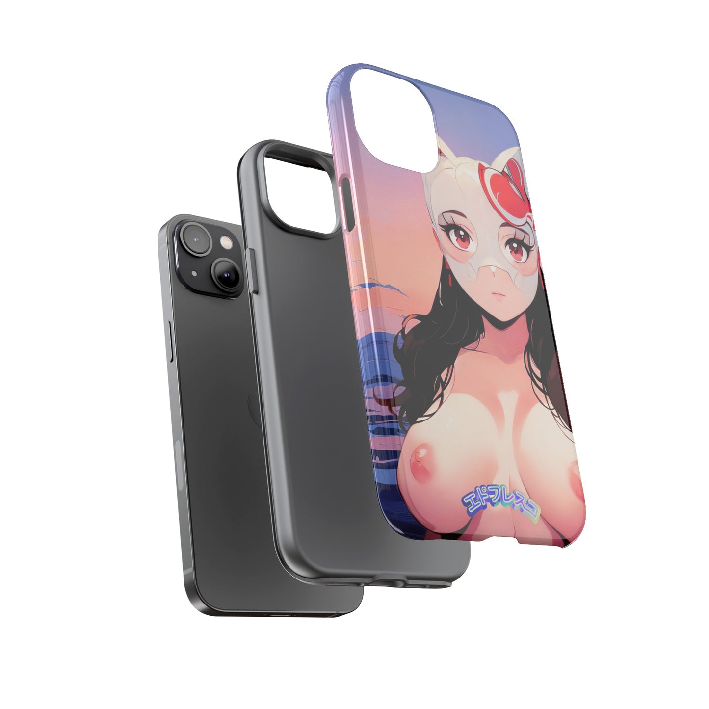 Anime Style Art Tough Cases- "Busty Sunset"