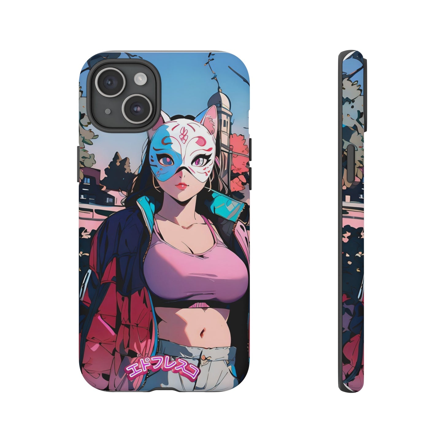 Anime Style Art Tough Cases- "Kitty City Boss #3"