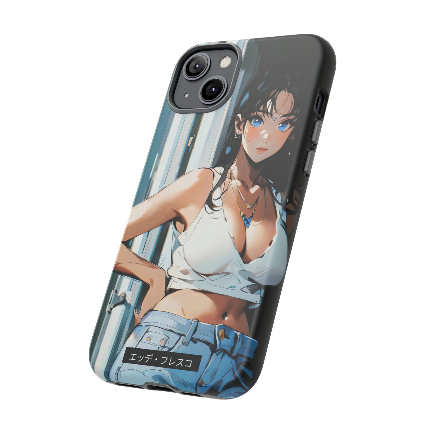 Anime Style Art Tough Cases- "She's Not Impressed"