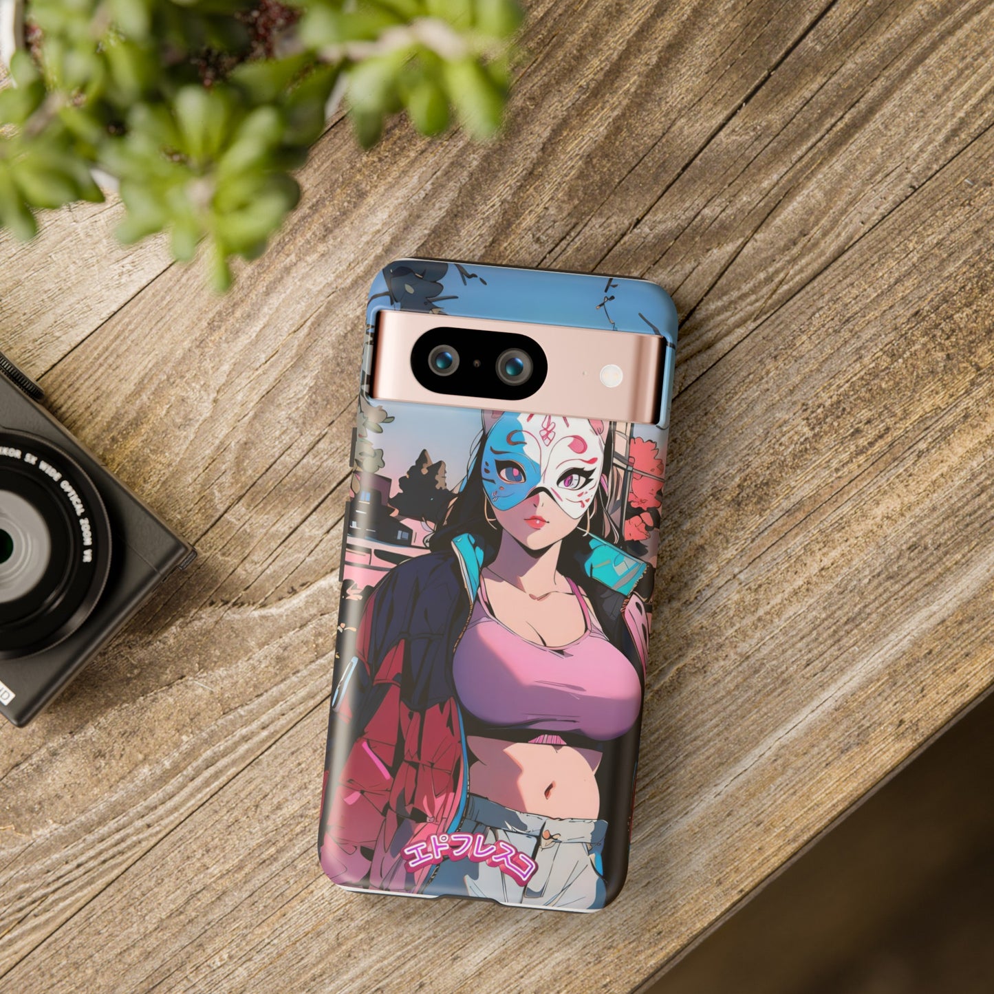 Anime Style Art Tough Cases- "Kitty City Boss #3"