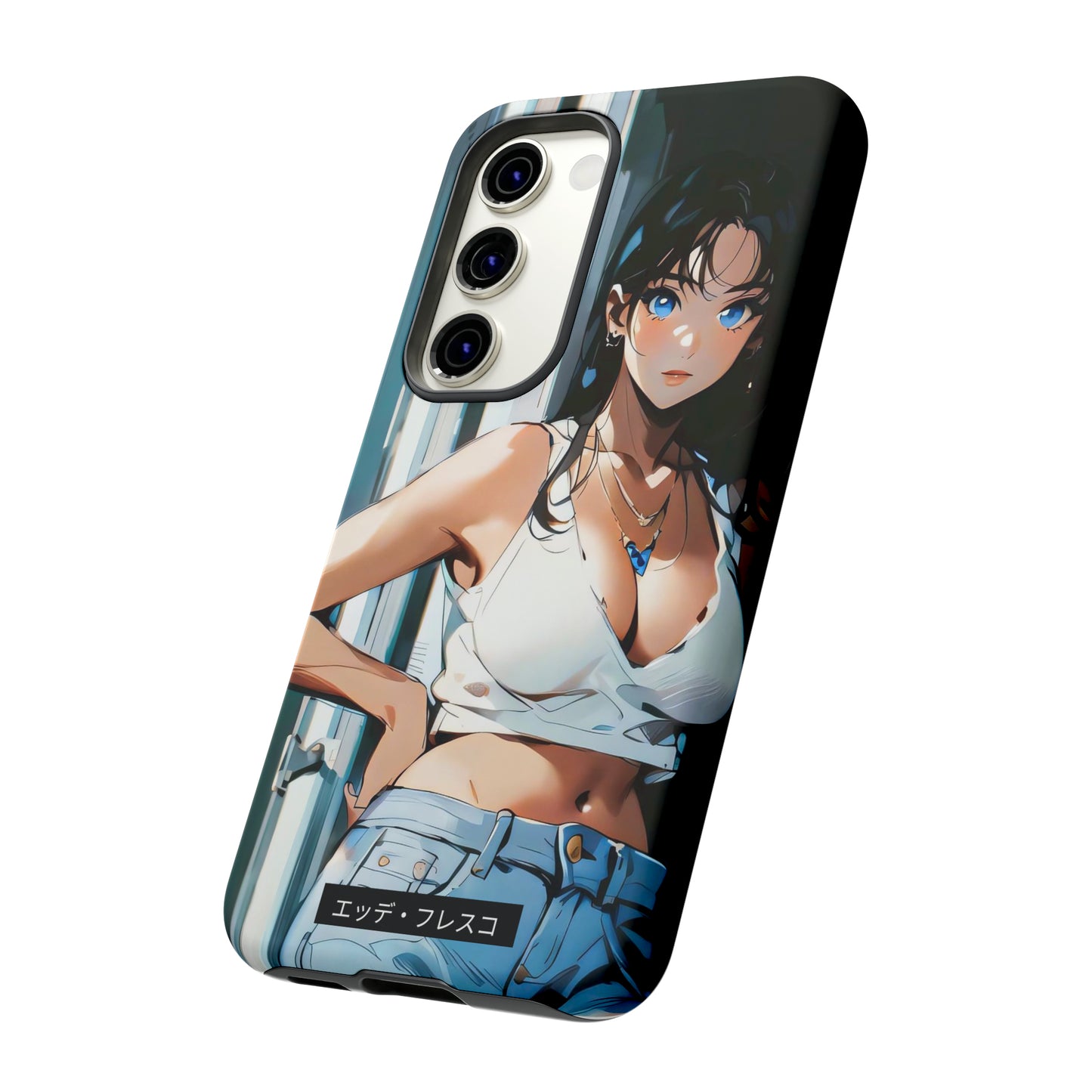Anime Style Art Tough Cases- "She's Not Impressed"