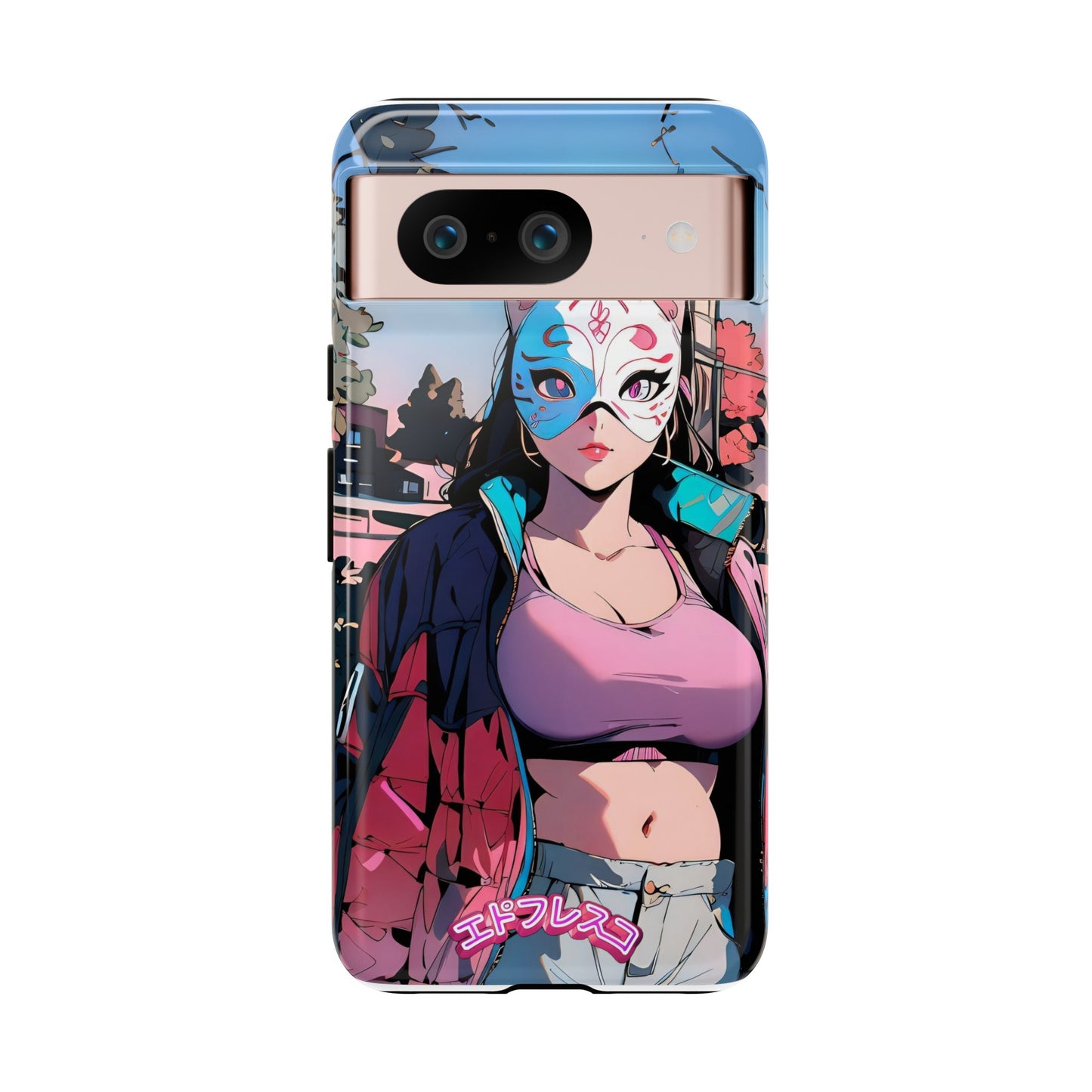 Anime Style Art Tough Cases- "Kitty City Boss #3"